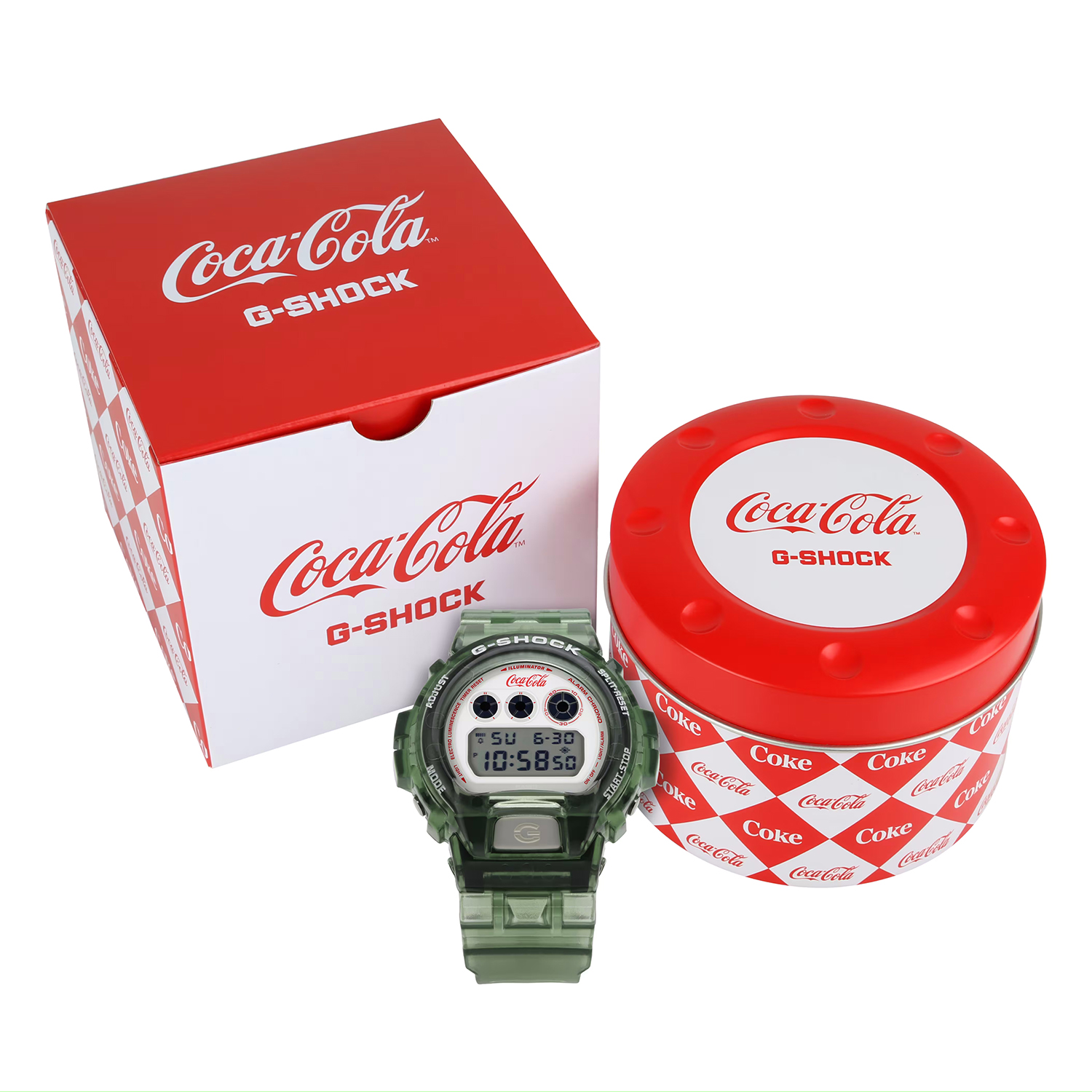 G-SHOCK DW-6900CC23-3ER G-SHOCK sportowy zegarek czarny - miniatura 8