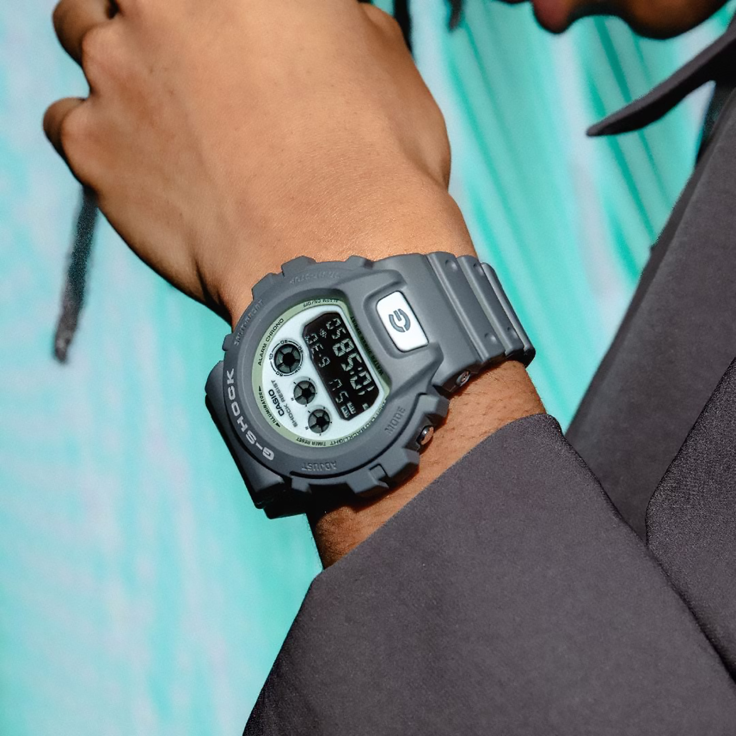 G-SHOCK DW-6900HD-8ER męski zegarek G-SHOCK pasek - miniatura 9