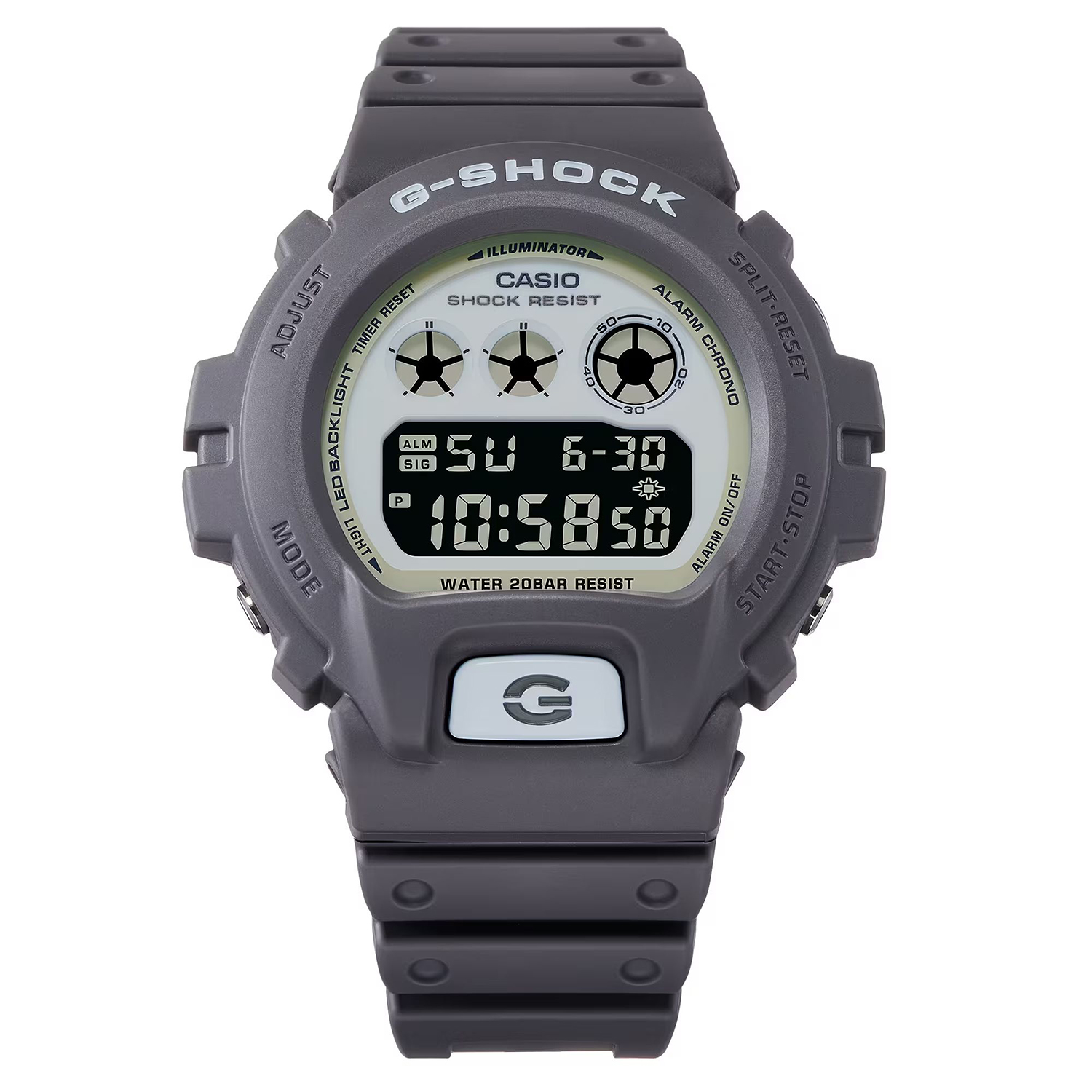 G-SHOCK DW-6900HD-8ER zegarek niebieski sportowy G-SHOCK pasek - miniatura 2