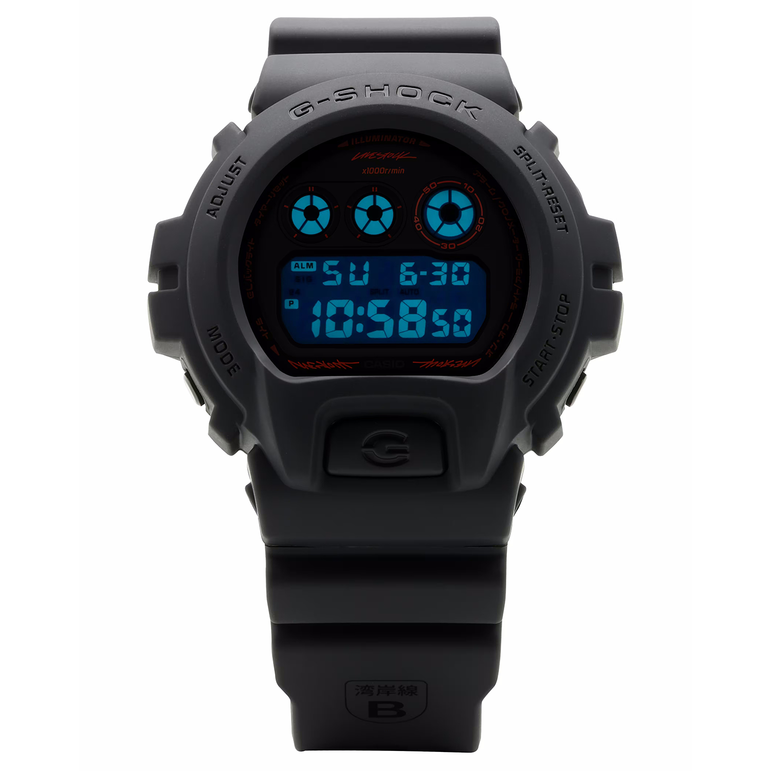 G-SHOCK DW-6900LVS23-8ER G-SHOCK BLACK RUST zegarek sportowy G-SHOCK - miniatura 4