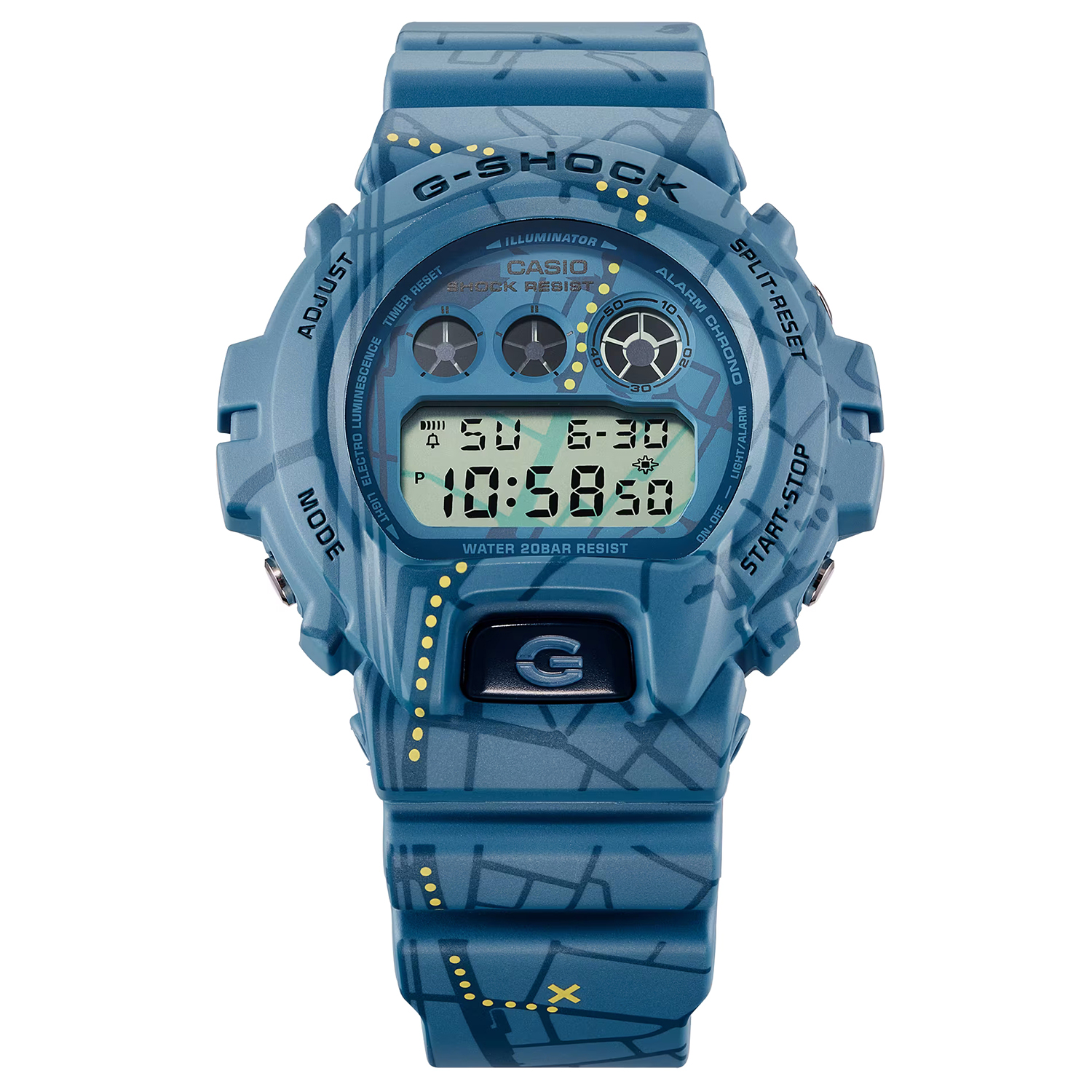 G-SHOCK DW-6900SBY-2ER męski zegarek G-SHOCK pasek - miniatura 2
