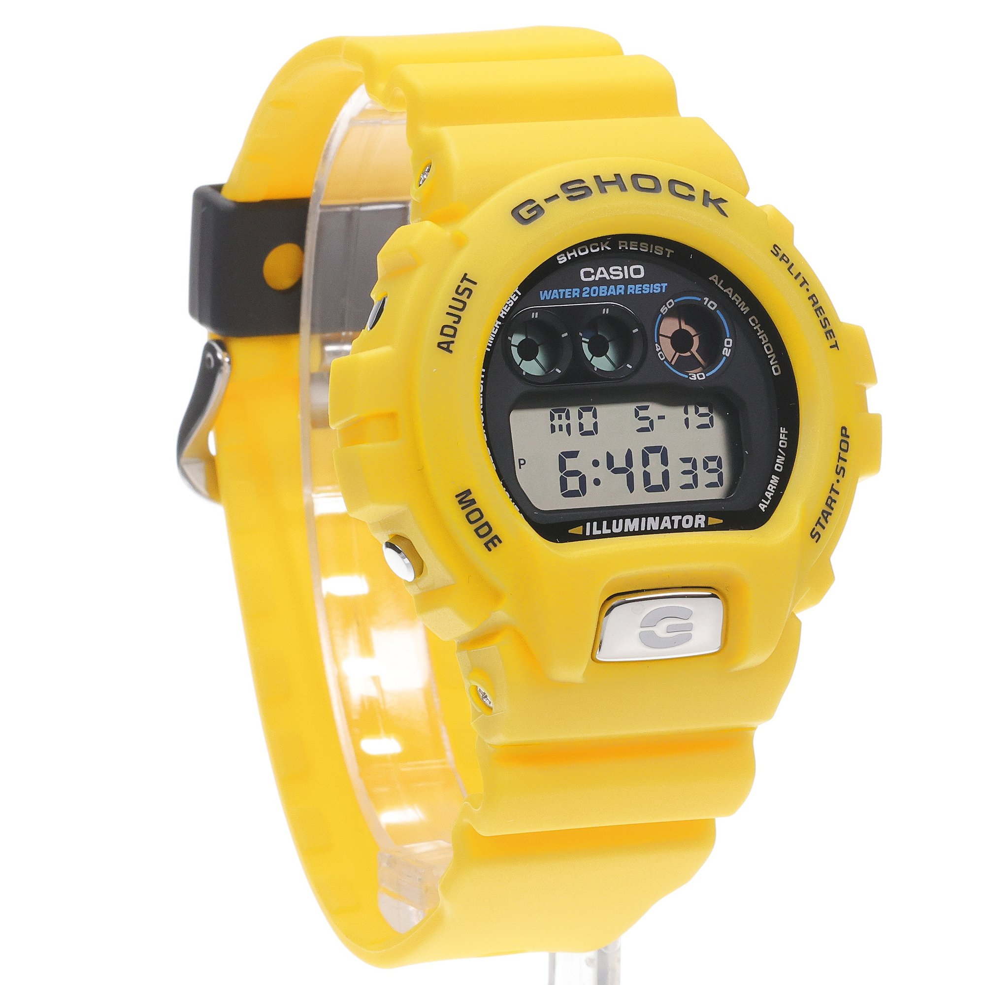 G-SHOCK DW-6900TR-9ER 6900 LINE 30TH ANNIVERSARY G-SHOCK sportowy zegarek żółty - miniatura 3