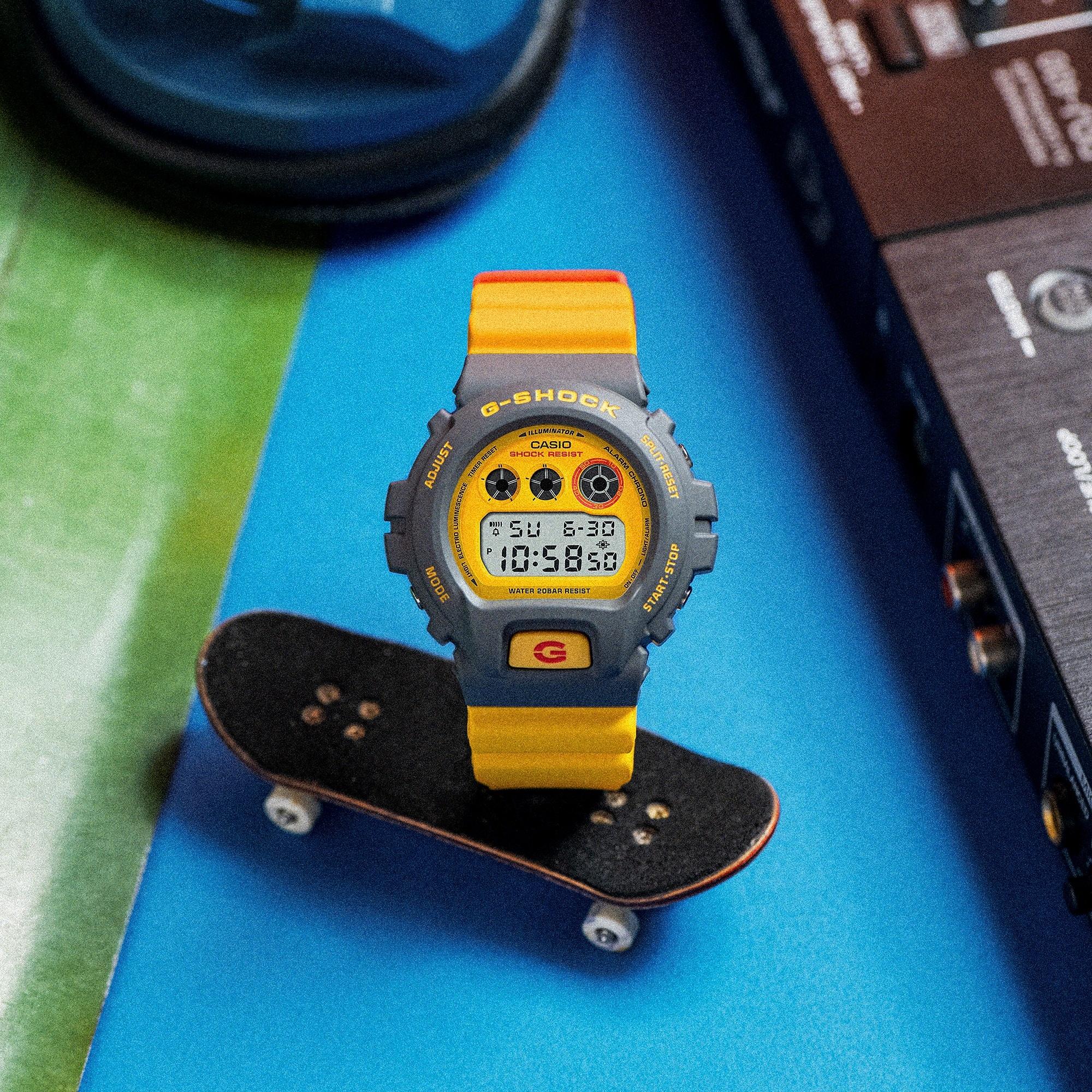 G-SHOCK DW-6900Y-9ER G-SHOCK Original G-SHOCK YELLOW SERIES zegarek męski sportowy mineralne - miniatura 3