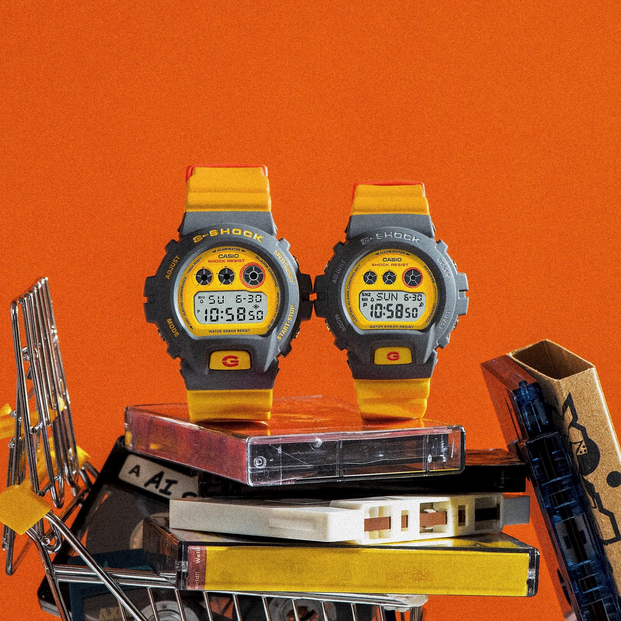 G-SHOCK DW-6900Y-9ER G-SHOCK Original G-SHOCK YELLOW SERIES zegarek męski sportowy mineralne - miniatura 4