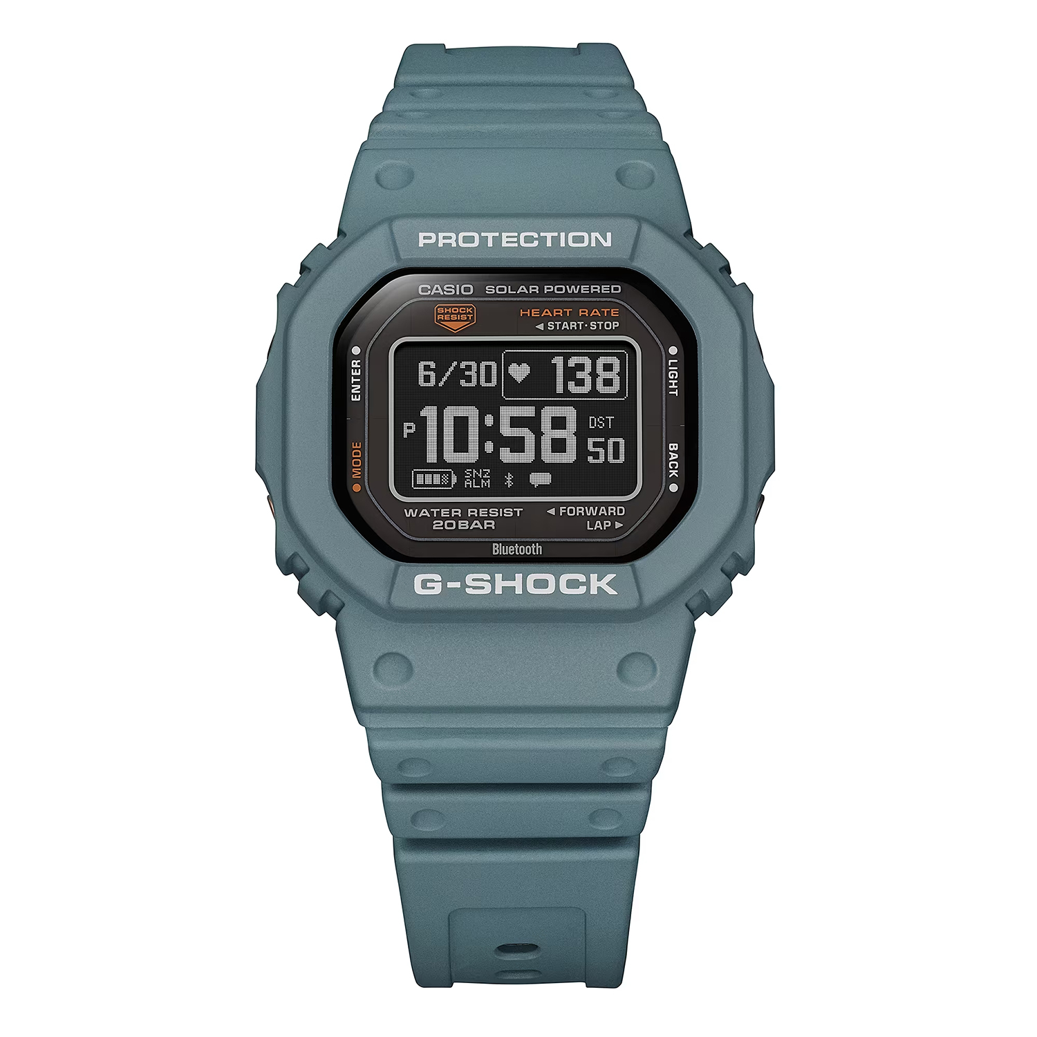 G-SHOCK DW-H5600-2ER zegarek niebieski sportowy G-SHOCK G-SQUAD pasek - miniatura 2