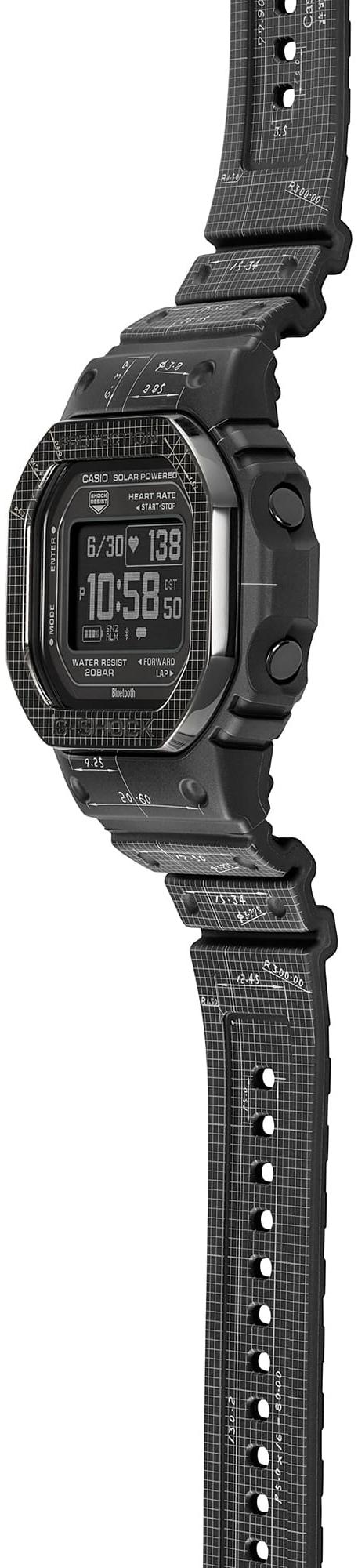 G-SHOCK DW-H5600EX-1ER G-SQUAD MOVE SQUARE BLUETOOTH zegarek sportowy G-SHOCK G-SQUAD - miniatura 6