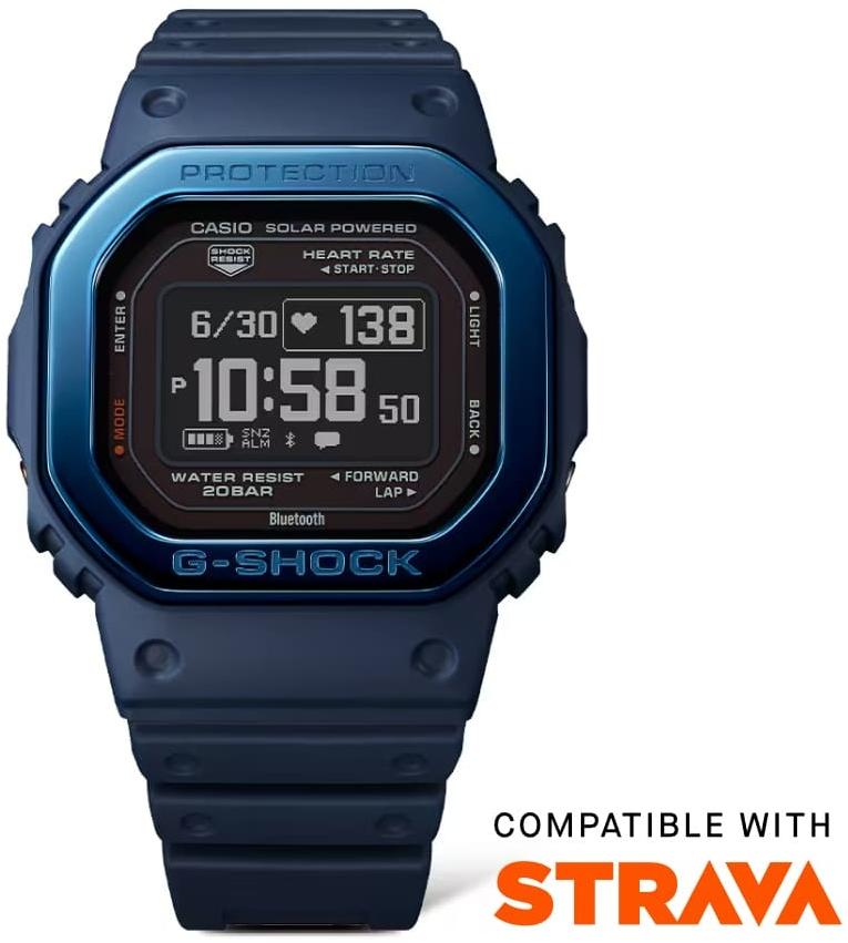 G-SHOCK DW-H5600MB-2ER G-SHOCK G-SQUAD G-SQUAD MOVE SQUARE BLUETOOTH zegarek męski sportowy mineralne - miniatura 8