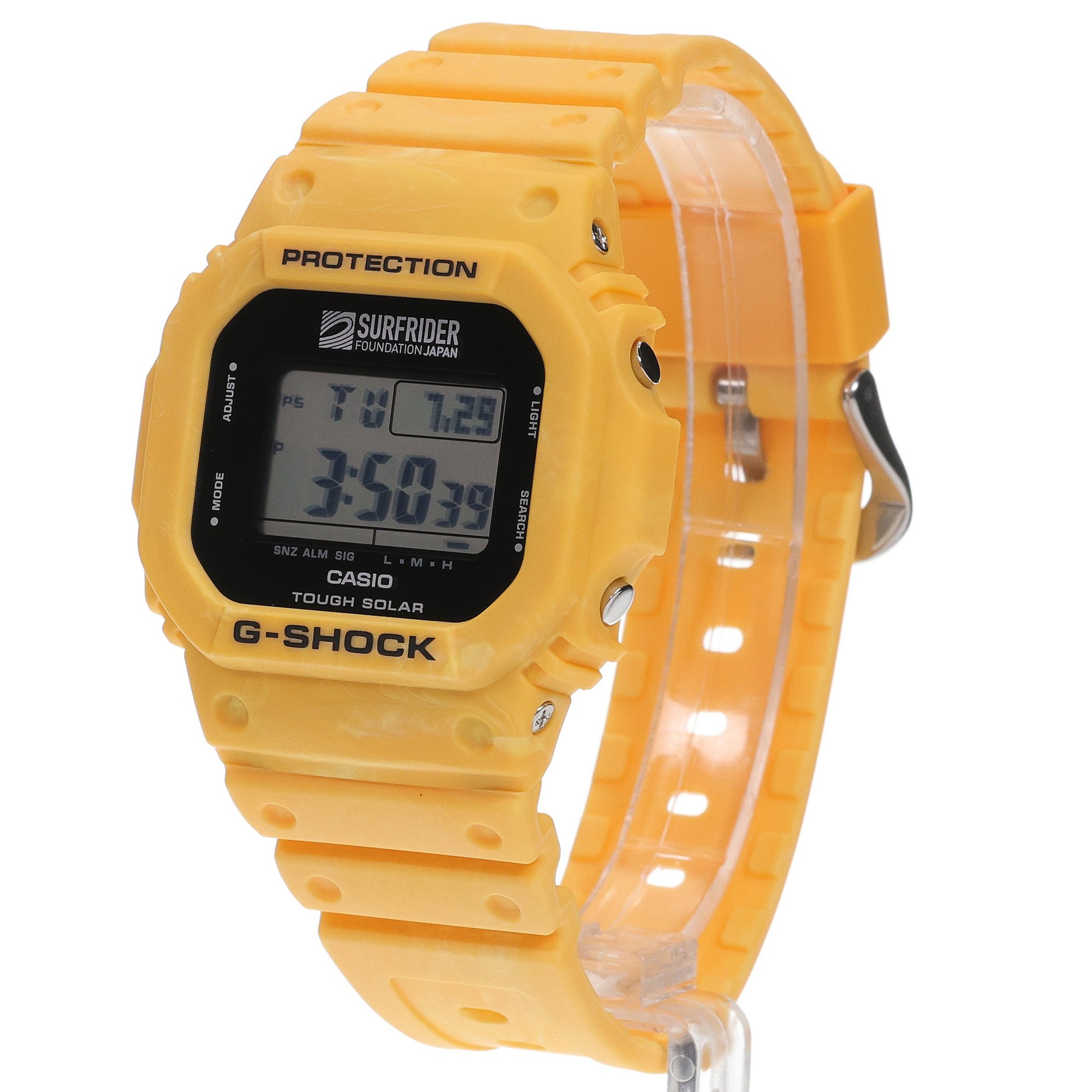 G-SHOCK G-5600SFJ-9ER zegarek pomarańczowy sportowy G-SHOCK pasek - miniatura 2