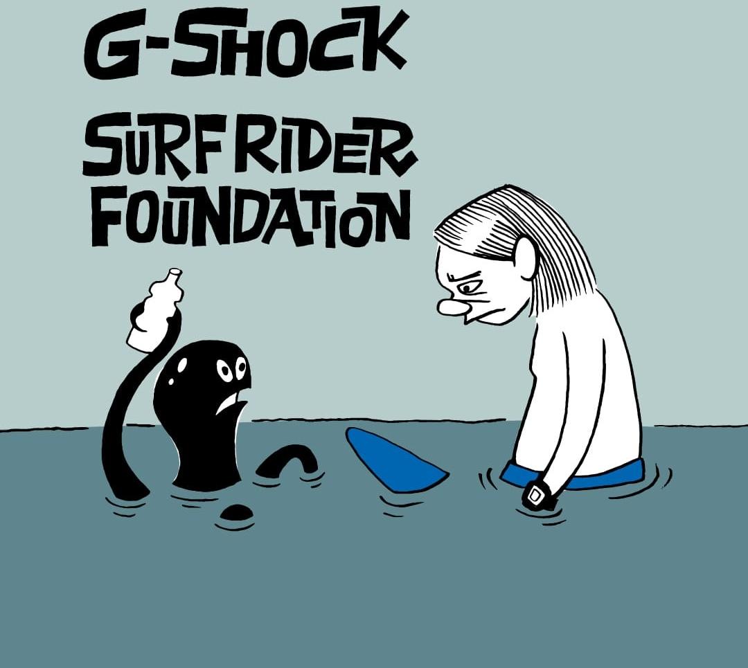 G-SHOCK G-5600SRF-1ER G-SHOCK Original G-SHOCK x SURFRIDER FOUNDATION zegarek męski sportowy mineralne - miniatura 8