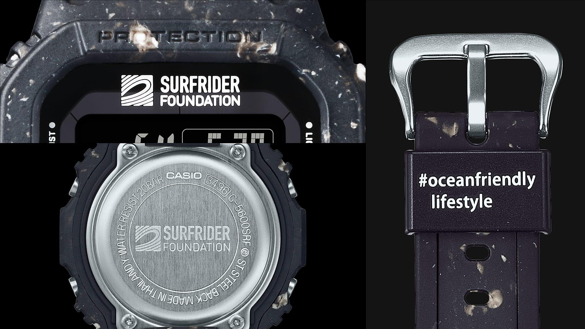 G-SHOCK G-5600SRF-1ER G-SHOCK x SURFRIDER FOUNDATION zegarek sportowy G-SHOCK Original - miniatura 5