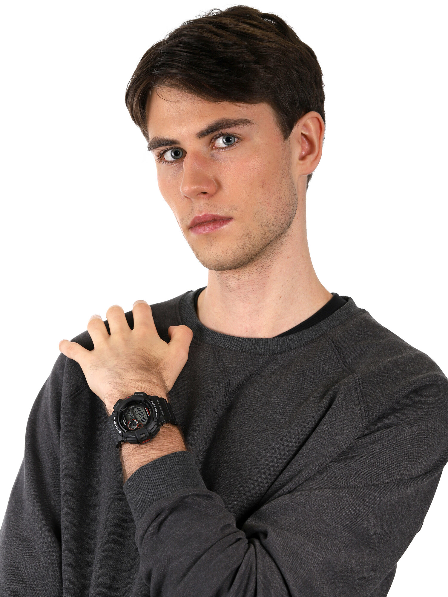 G-Shock G-9300-1ER MUDMAN G-SHOCK Master of G sportowy zegarek czarny