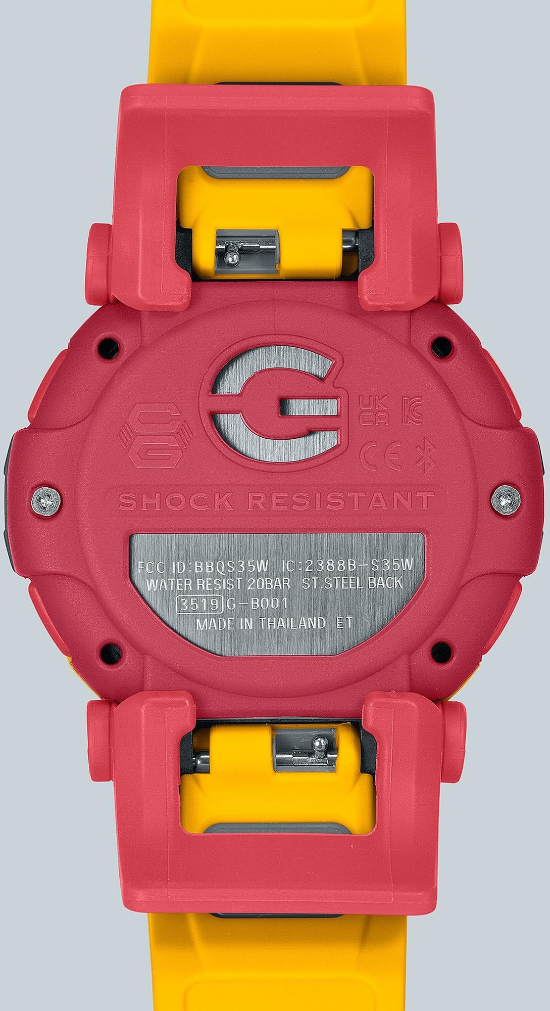 G-SHOCK G-B001MVE-9ER zegarek szary sportowy G-SHOCK pasek - miniatura 5