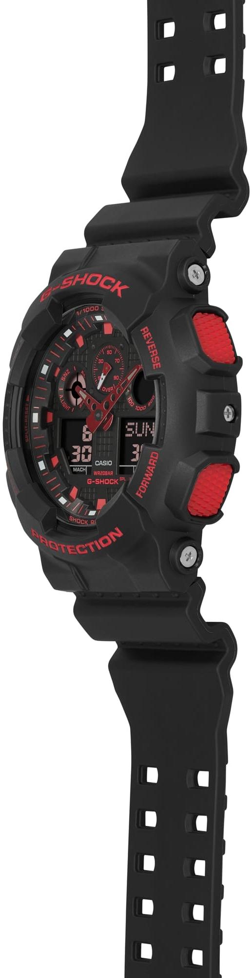 G-SHOCK GA-100BNR-1AER męski zegarek G-SHOCK Original pasek - miniatura 4