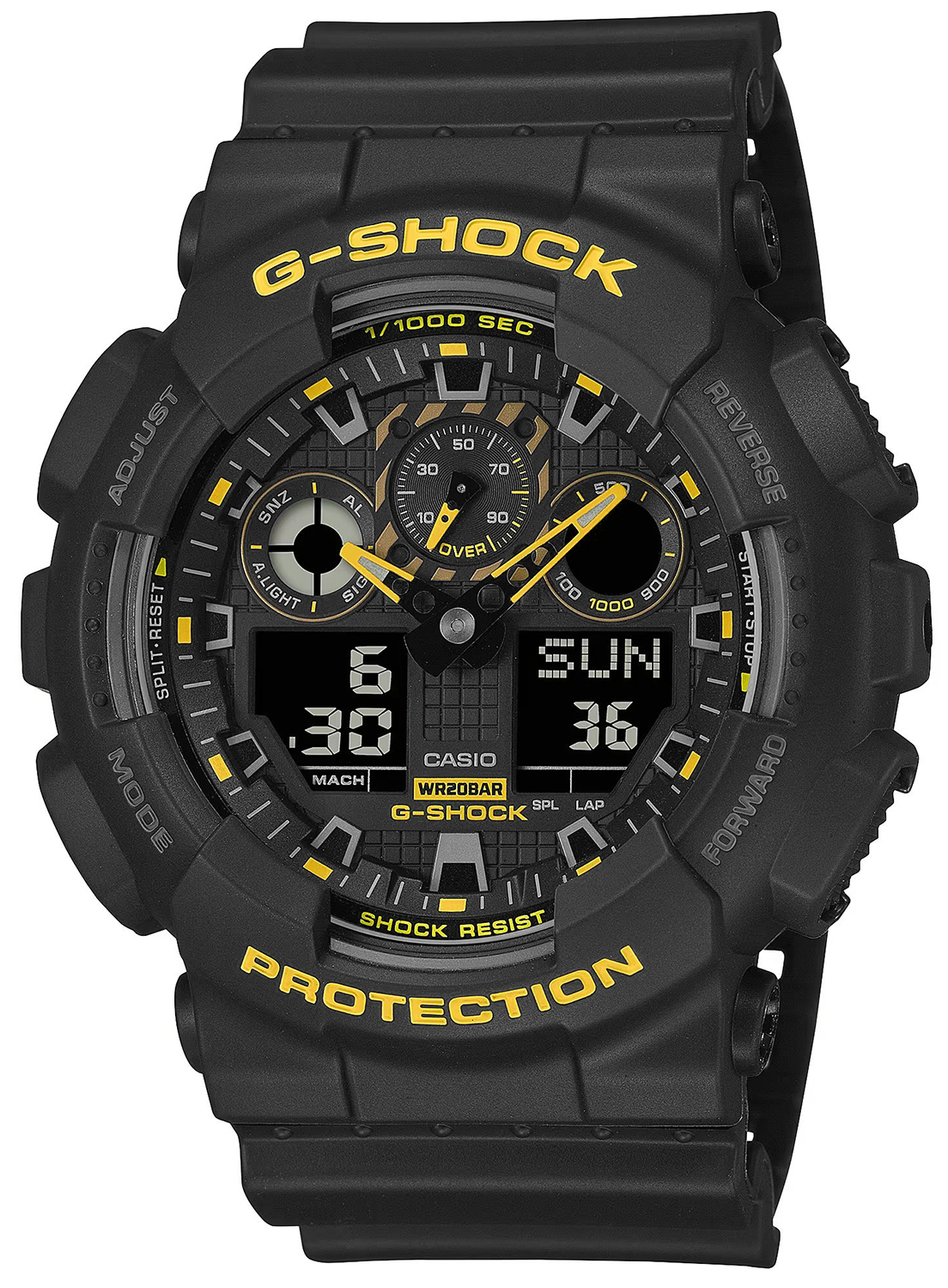 G-SHOCK G-SHOCK CAUTION YELLOW SERIES GA-100CY-1AER