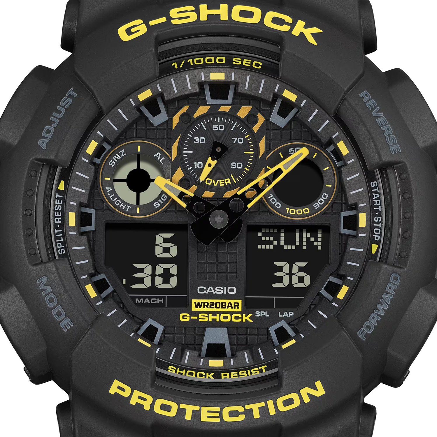 G-SHOCK GA-100CY-1AER zegarek czarny sportowy G-SHOCK Original pasek - miniatura 3