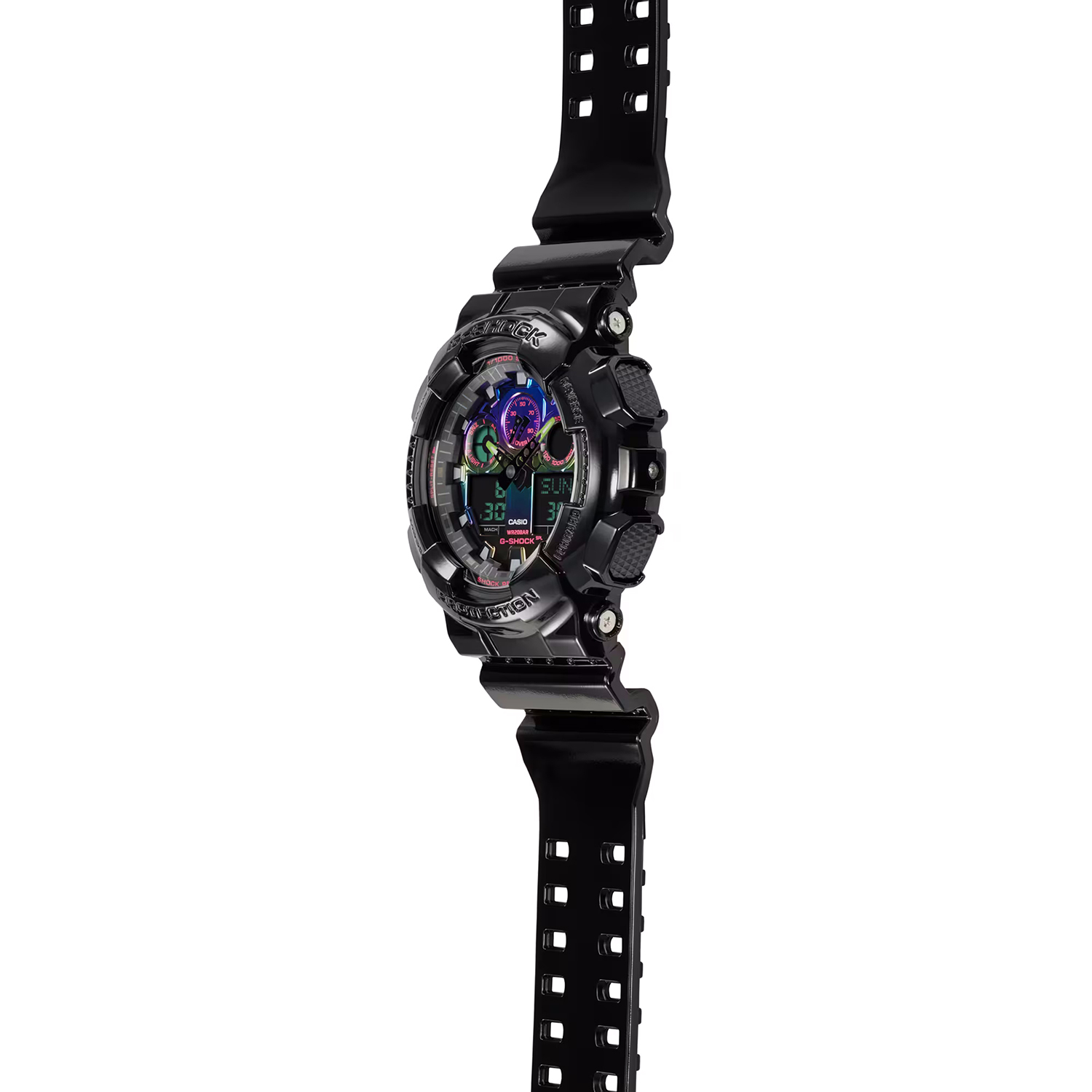 G-SHOCK GA-100RGB-1AER zegarek pomarańczowy sportowy G-SHOCK Original pasek - miniatura 4