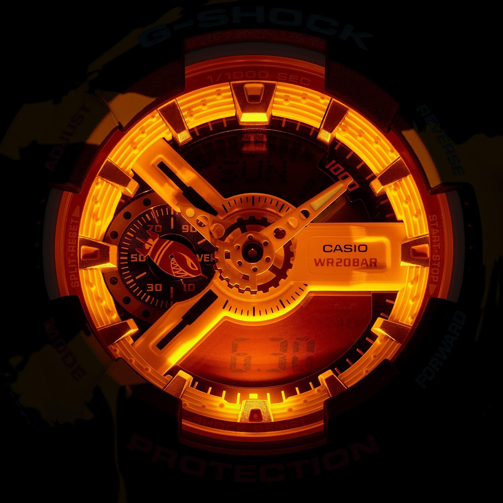 G-SHOCK GA-110LL-1AER G-SHOCK Original G-SHOCK x RIOT GAMES LEAGUE OF LEGENDS zegarek męski sportowy mineralne - miniatura 10