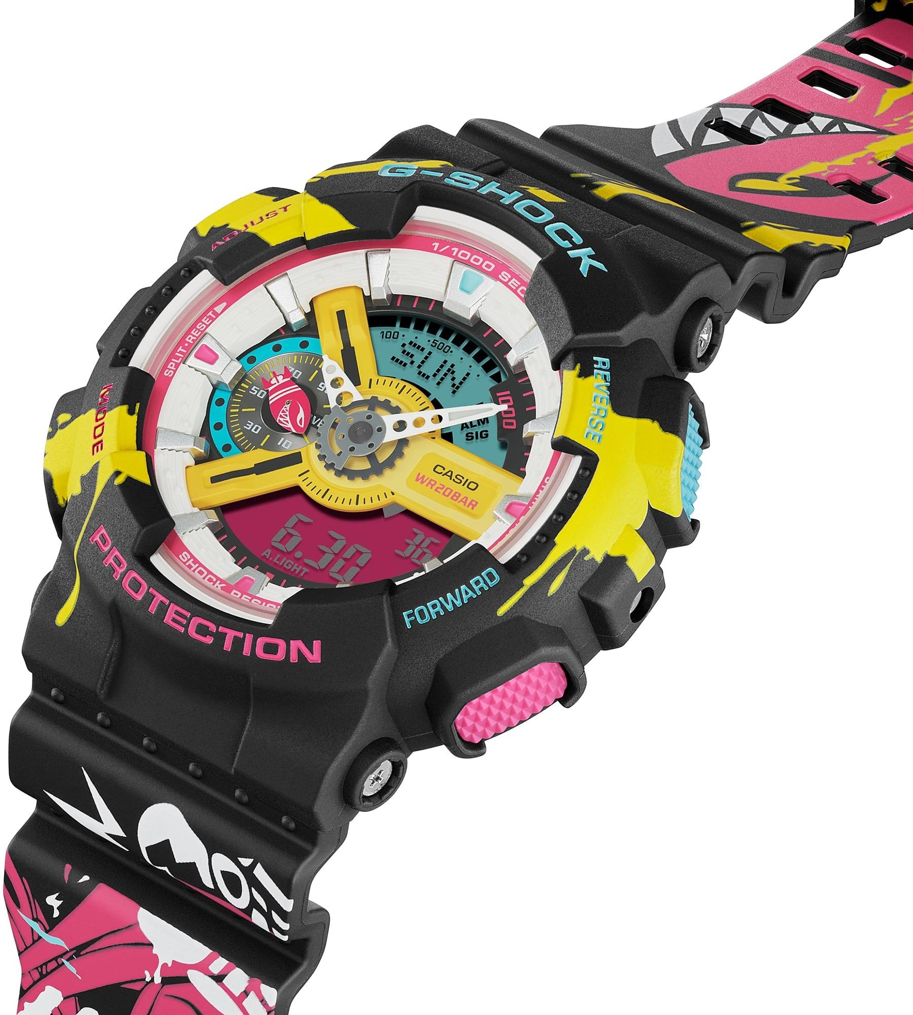 G-SHOCK GA-110LL-1AER G-SHOCK x RIOT GAMES LEAGUE OF LEGENDS zegarek sportowy G-SHOCK Original - miniatura 6