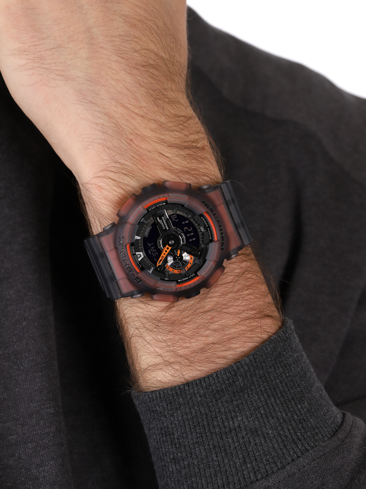 G-Shock GA-110LS-1AER zegarek czarny sportowy G-SHOCK Original pasek - miniatura 3