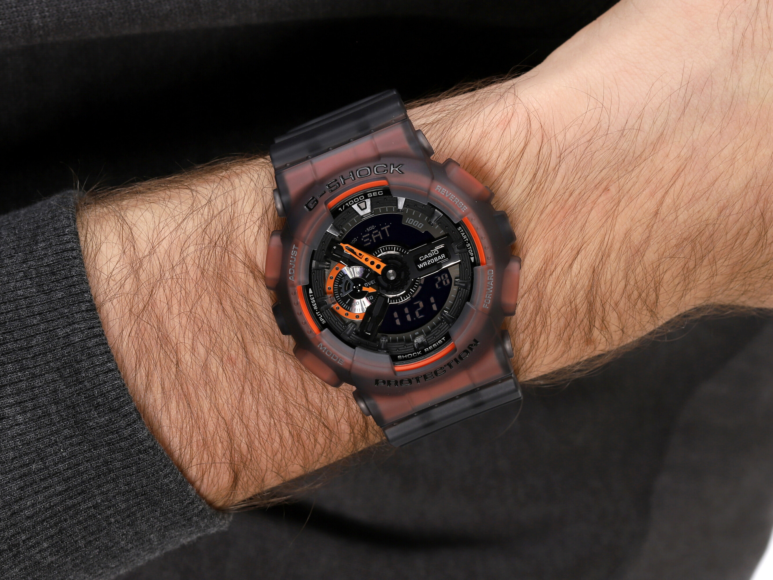 G-Shock GA-110LS-1AER zegarek sportowy G-SHOCK Original - miniatura 4