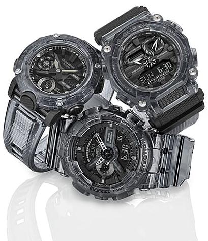 G-SHOCK GA-110SKE-8AER G-SHOCK Original Classic Black Skeleton pasek