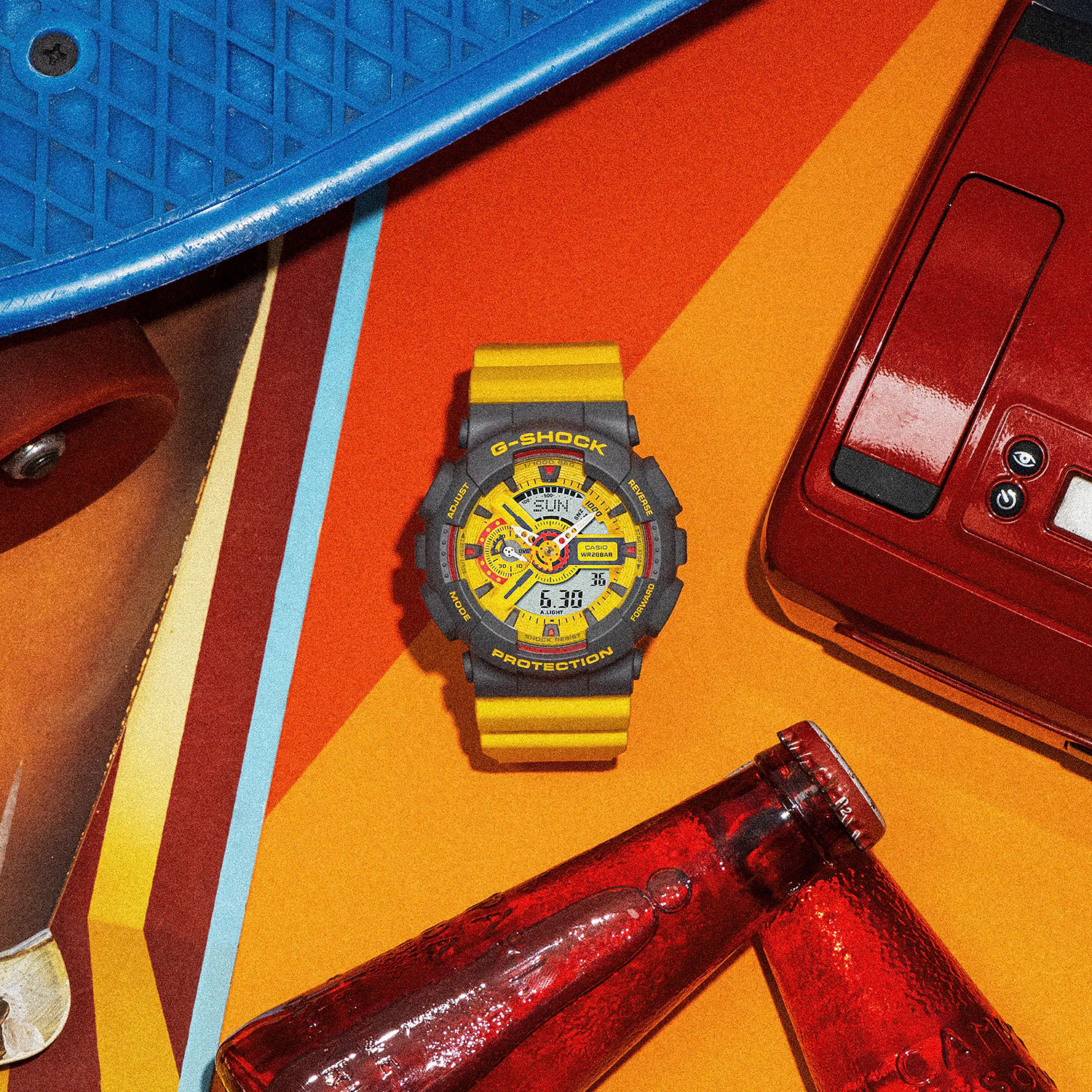 G-SHOCK GA-110Y-9AER męski zegarek G-SHOCK Original pasek - miniatura 3