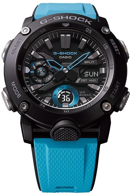 G-SHOCK GA-2000-1A2ER zegarek męski sportowy G-SHOCK pasek - miniatura 10