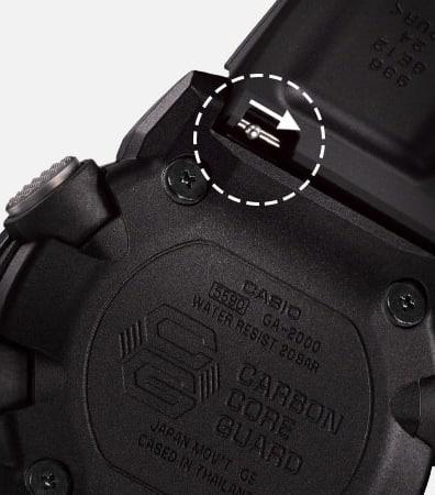 G-SHOCK GA-2000-1A9ER zegarek japońskie G-SHOCK
