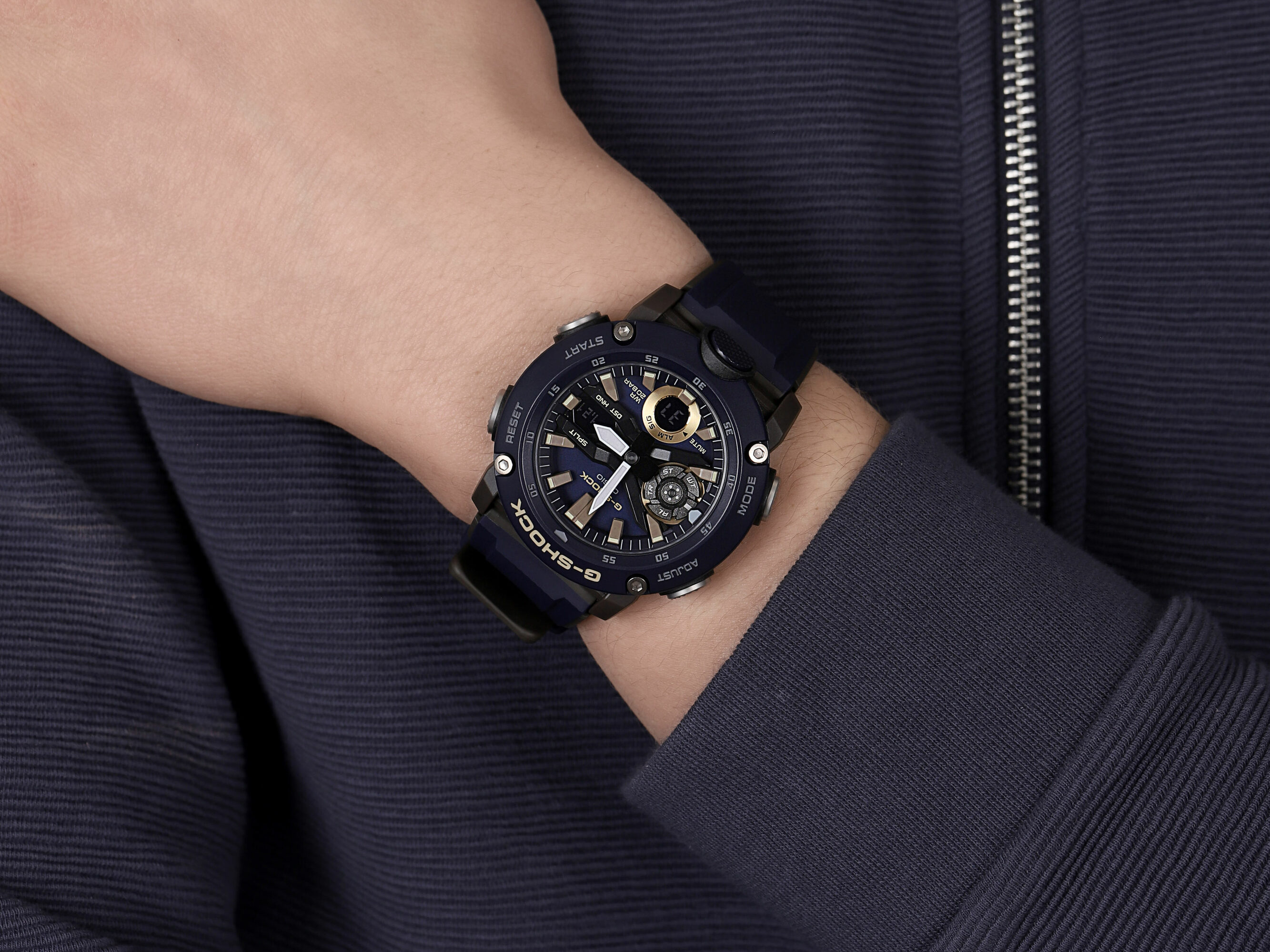 G-SHOCK GA-2000-2AER męski zegarek G-Shock pasek