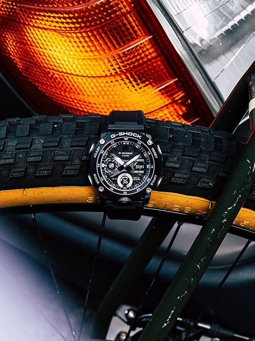G-SHOCK GA-2000S-1AER G-SHOCK sportowy zegarek czarny