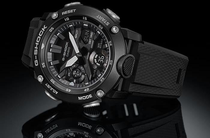 G-SHOCK GA-2000S-1AER zegarek czarny sportowy G-SHOCK pasek