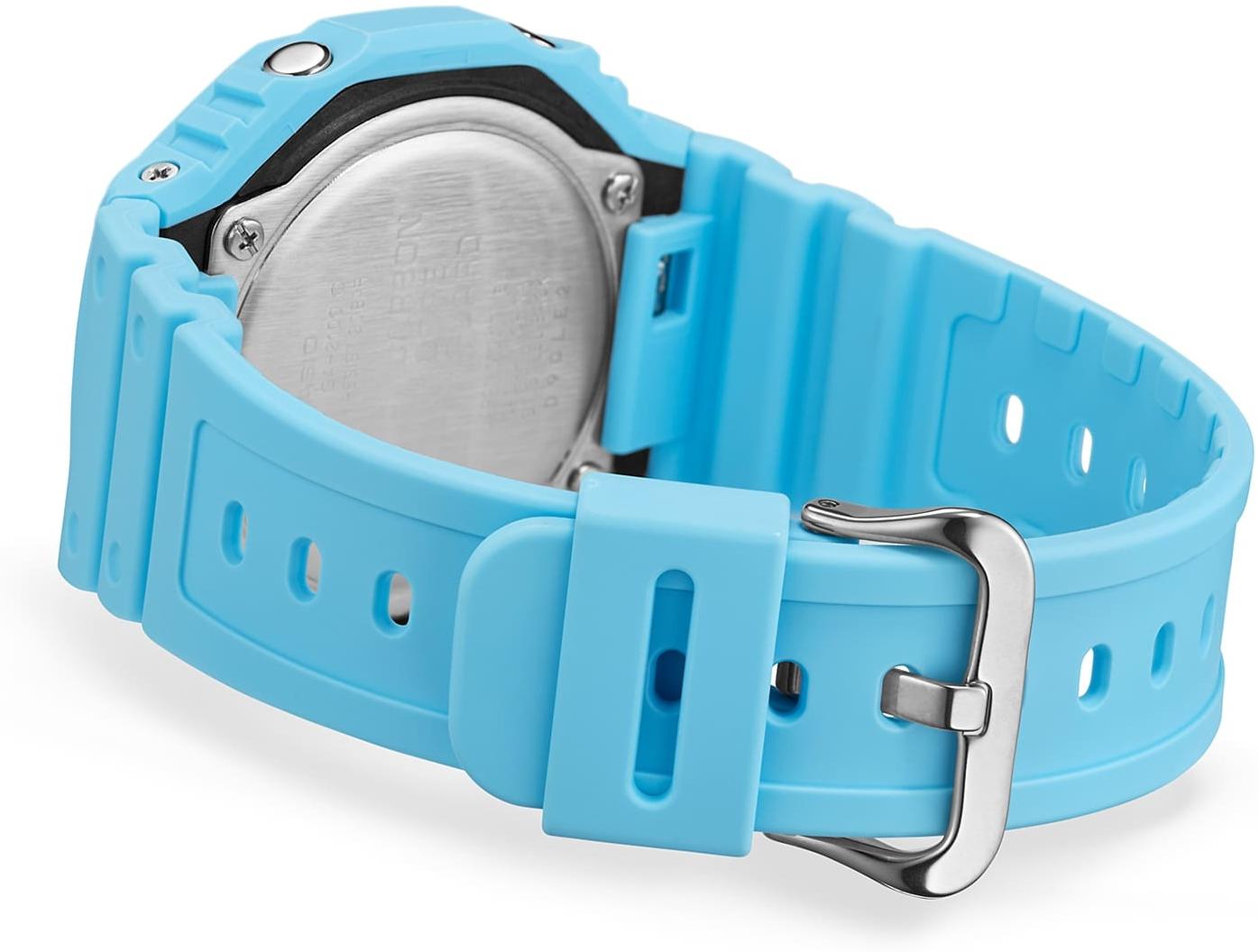 G-SHOCK GA-2100-2A2ER zegarek niebieski sportowy G-SHOCK Original pasek - miniatura 7