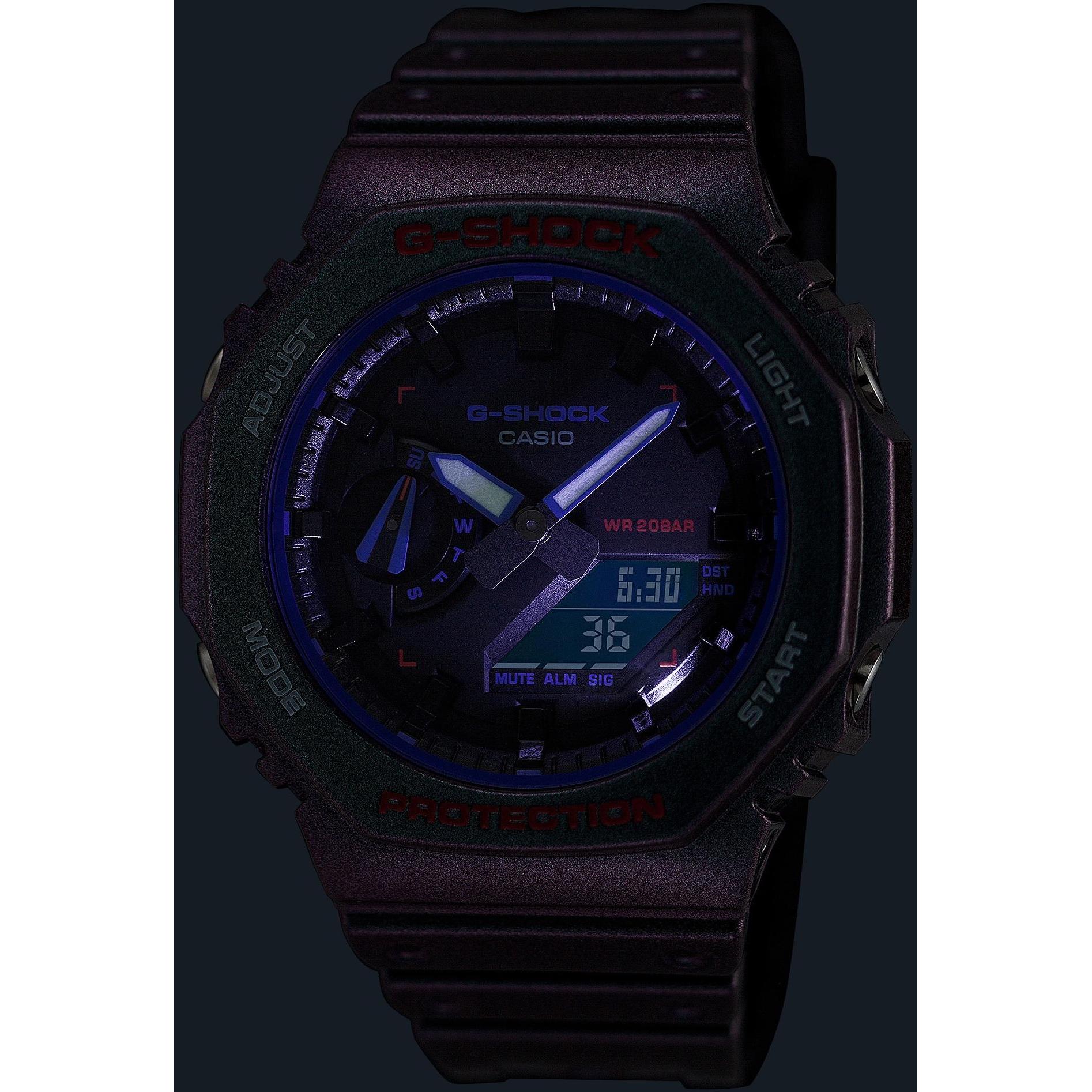 G-SHOCK GA-2100AH-6AER Aim High zegarek sportowy G-SHOCK Original - miniatura 2
