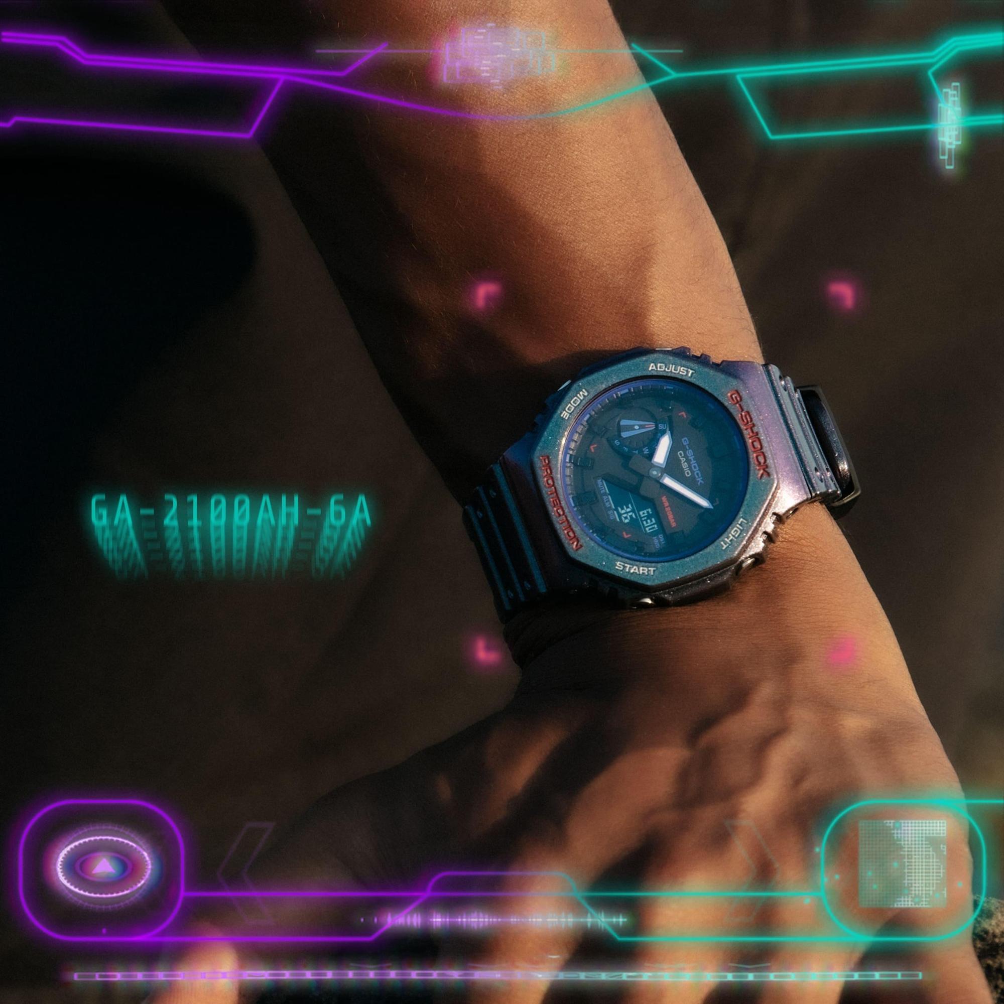 G-SHOCK GA-2100AH-6AER zegarek męski G-SHOCK Original - miniatura 4