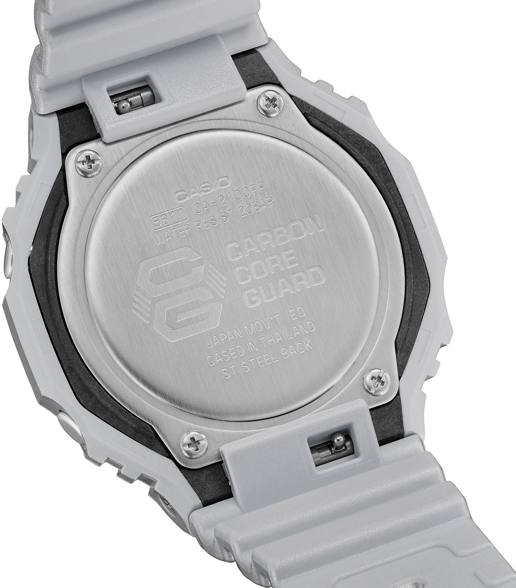 G-SHOCK GA-2100FF-8AER zegarek srebrny sportowy G-SHOCK Original pasek - miniatura 5
