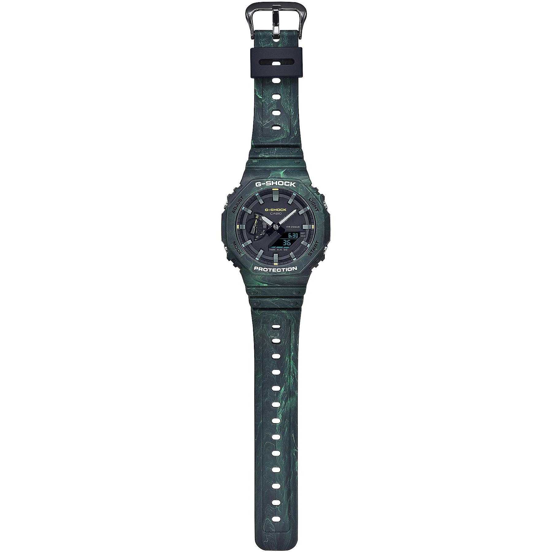 G-SHOCK GA-2100FR-3AER męski zegarek G-SHOCK pasek