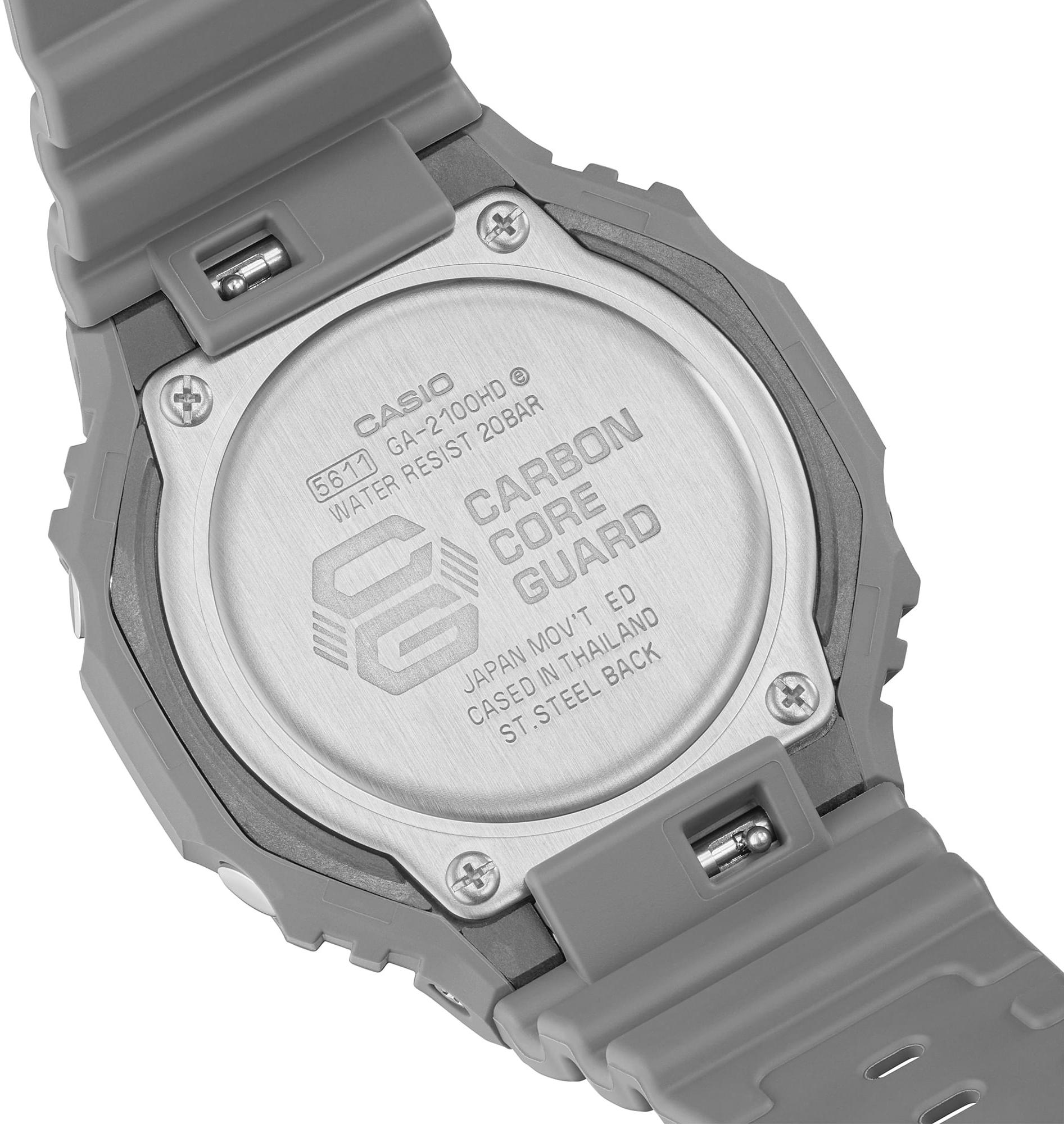 G-SHOCK GA-2100HD-8AER zegarek szary sportowy G-SHOCK Original pasek - miniatura 6