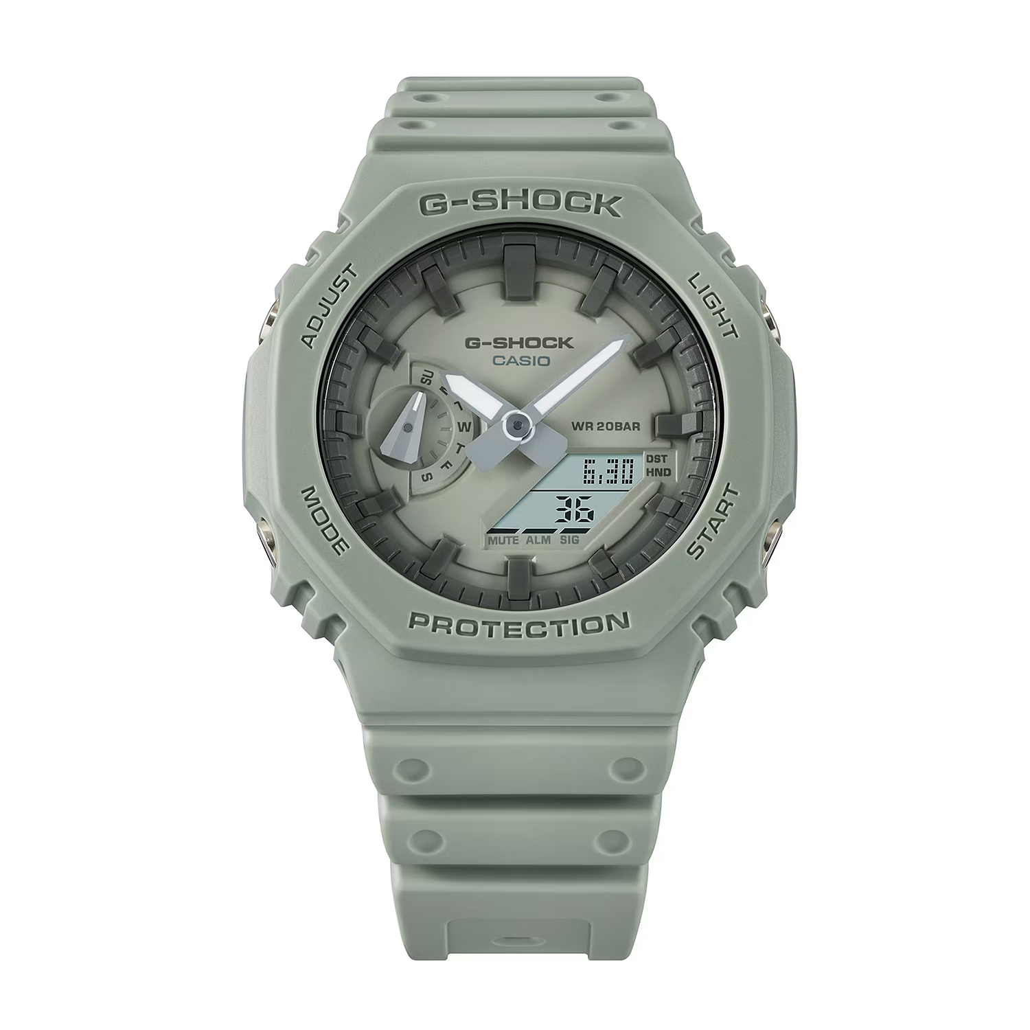 G-SHOCK GA-2100NC-3AER zegarek zielony sportowy G-SHOCK Original pasek - miniatura 2