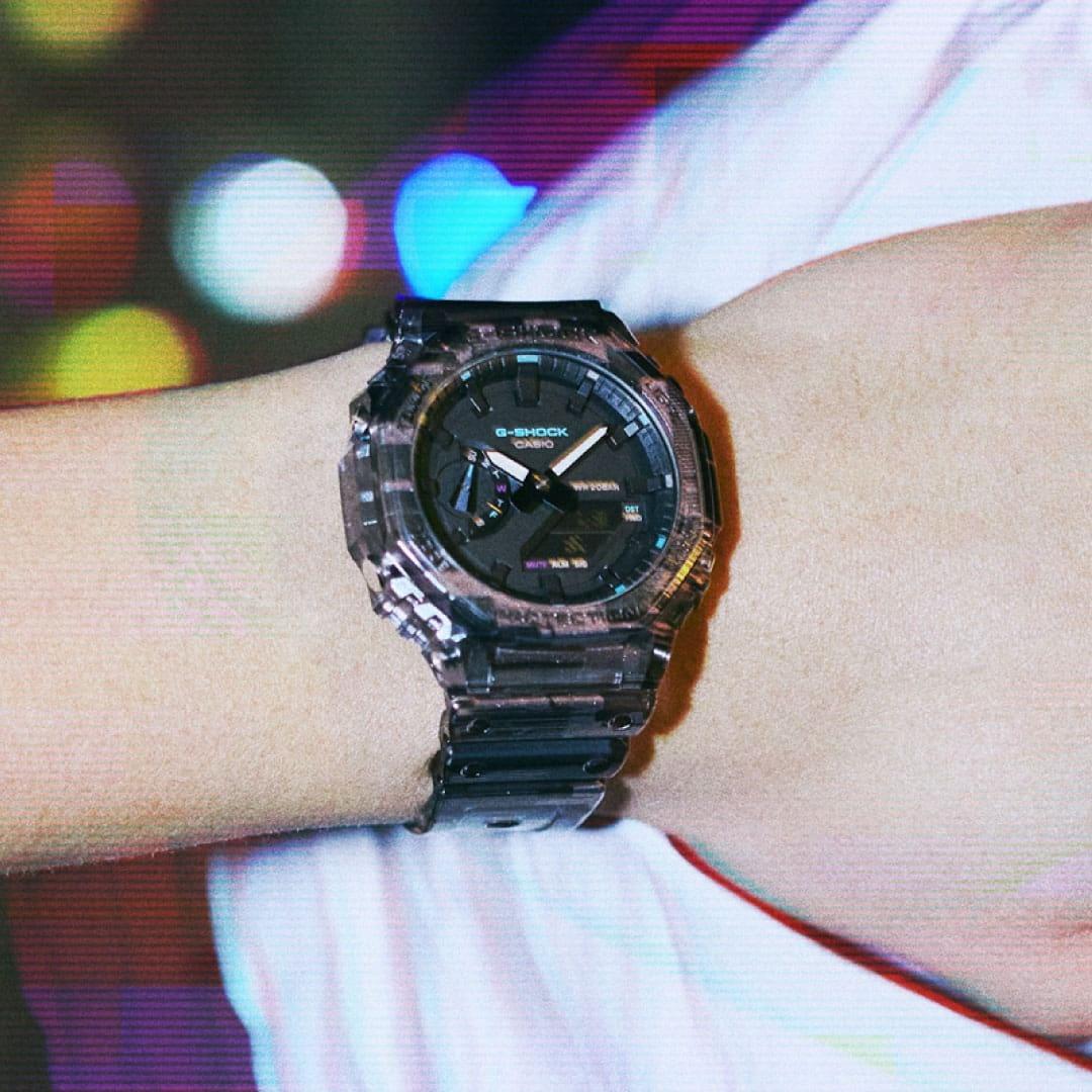 G-SHOCK GA-2100NN-1AER G-SHOCK Original G-SHOCK GLITZ zegarek męski sportowy mineralne - miniatura 6
