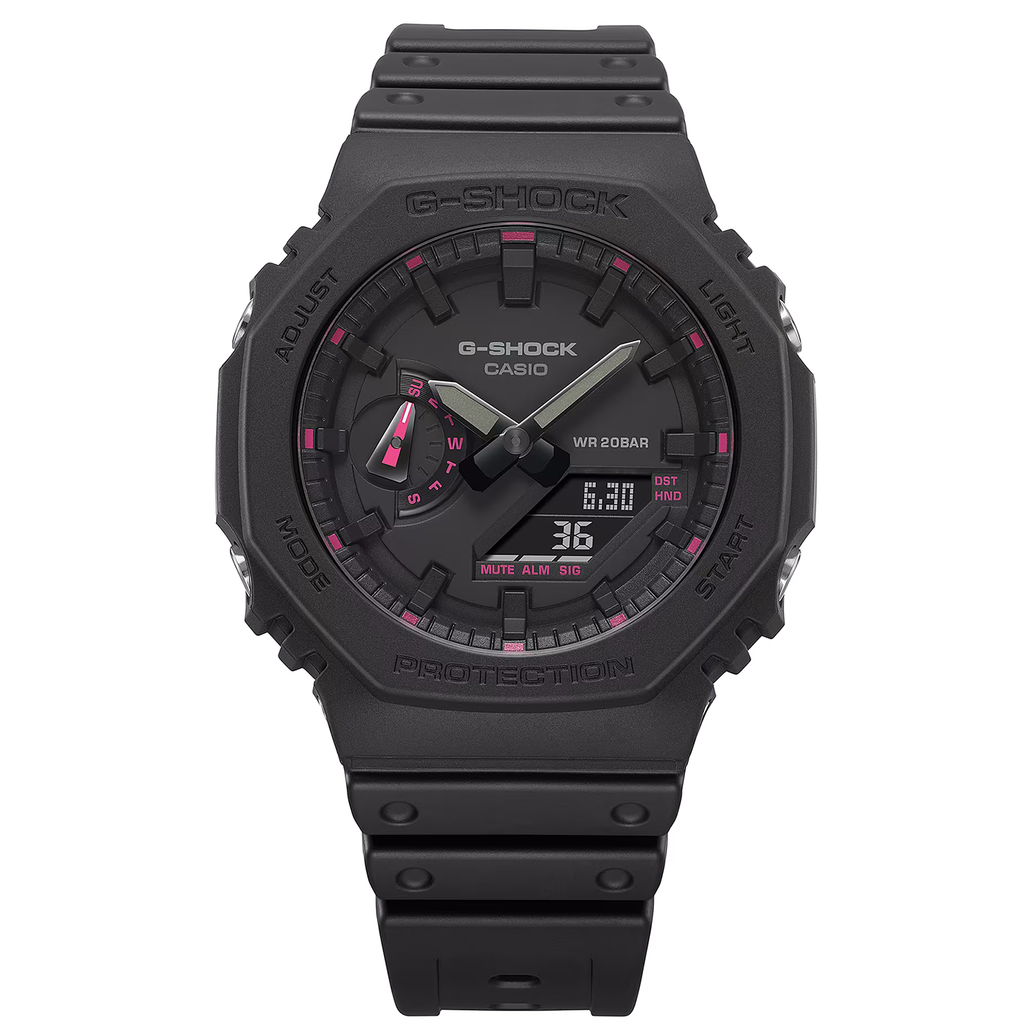G-SHOCK GA-2100P-1AER zegarek czarny sportowy G-SHOCK Original pasek - miniatura 2
