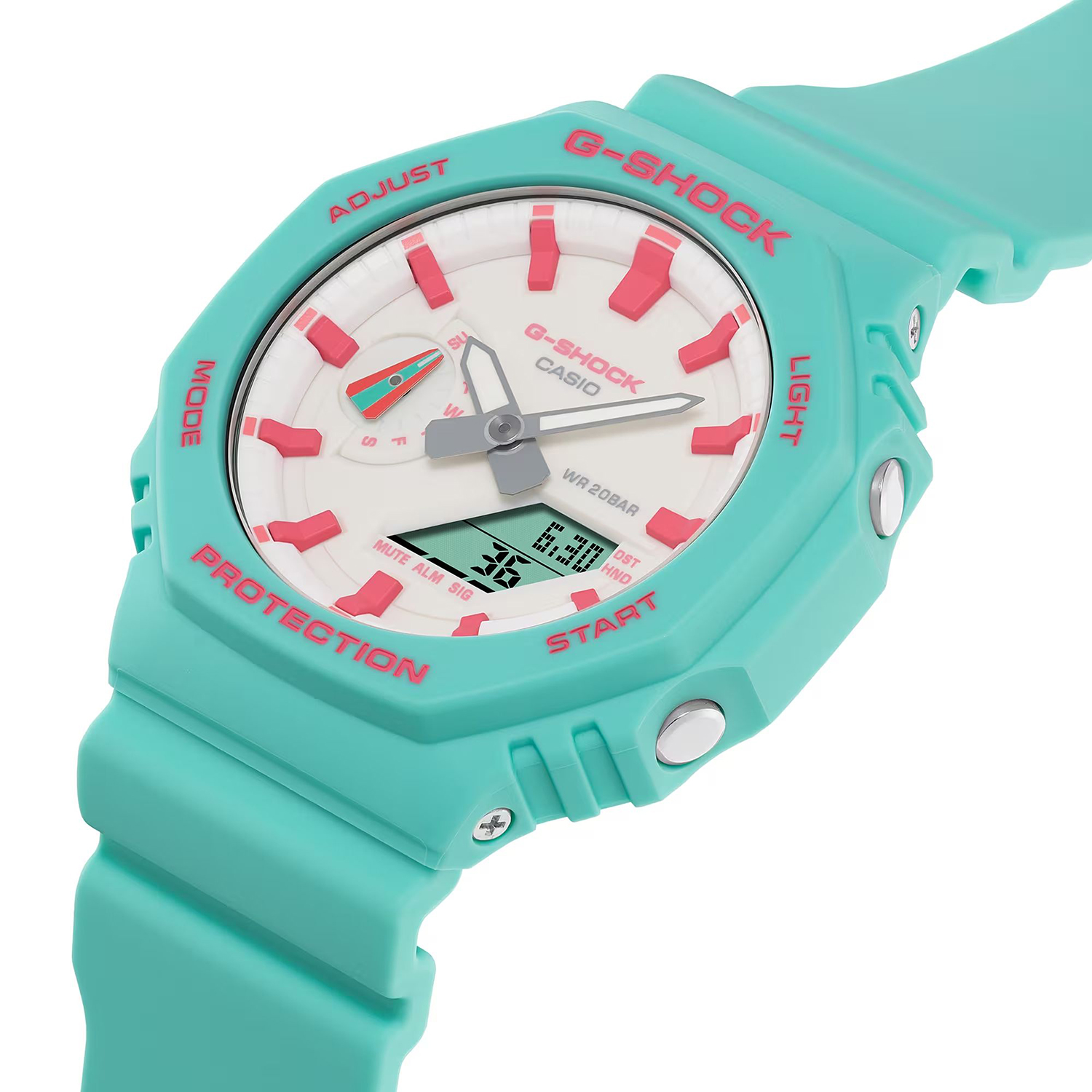 G-SHOCK GA-2100RB-3AER męski zegarek G-SHOCK Original pasek - miniatura 5