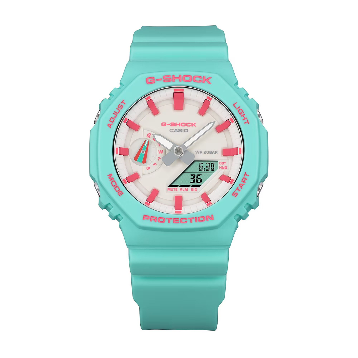 G-SHOCK GA-2100RB-3AER zegarek męski sportowy G-SHOCK Original pasek - miniatura 2