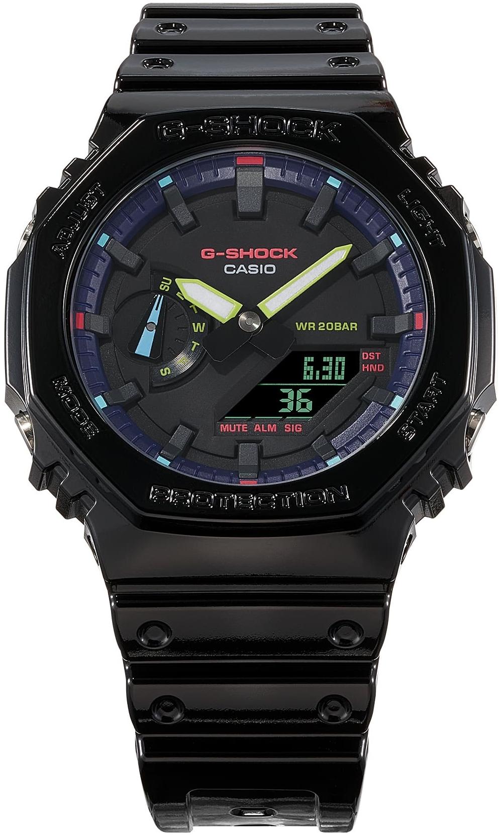 G-SHOCK GA-2100RGB-1AER zegarek męski G-SHOCK Original - miniatura 2