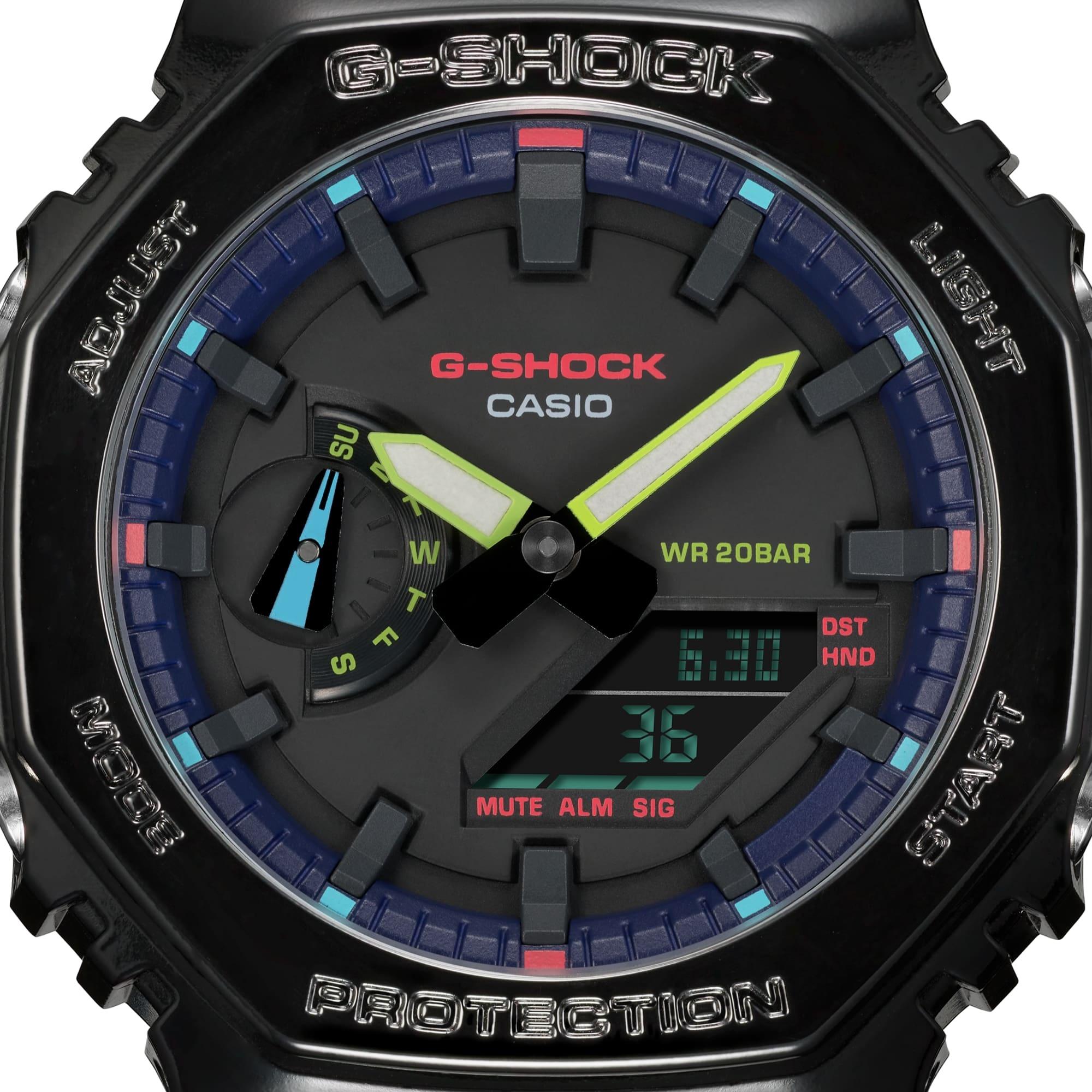 G-SHOCK GA-2100RGB-1AER zegarek męski G-SHOCK Original - miniatura 4