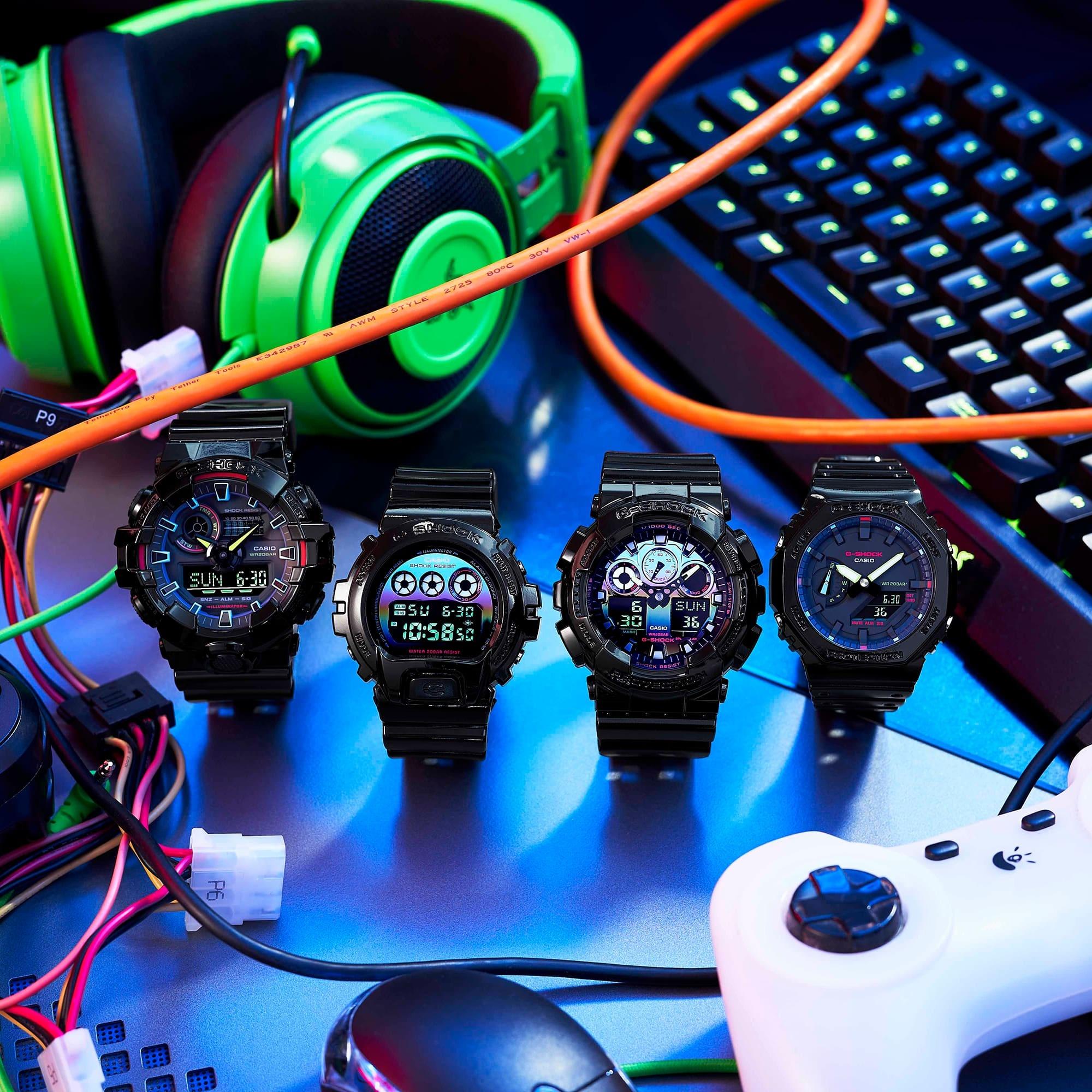 G-SHOCK GA-2100RGB-1AER zegarek męski sportowy G-SHOCK Original pasek - miniatura 11