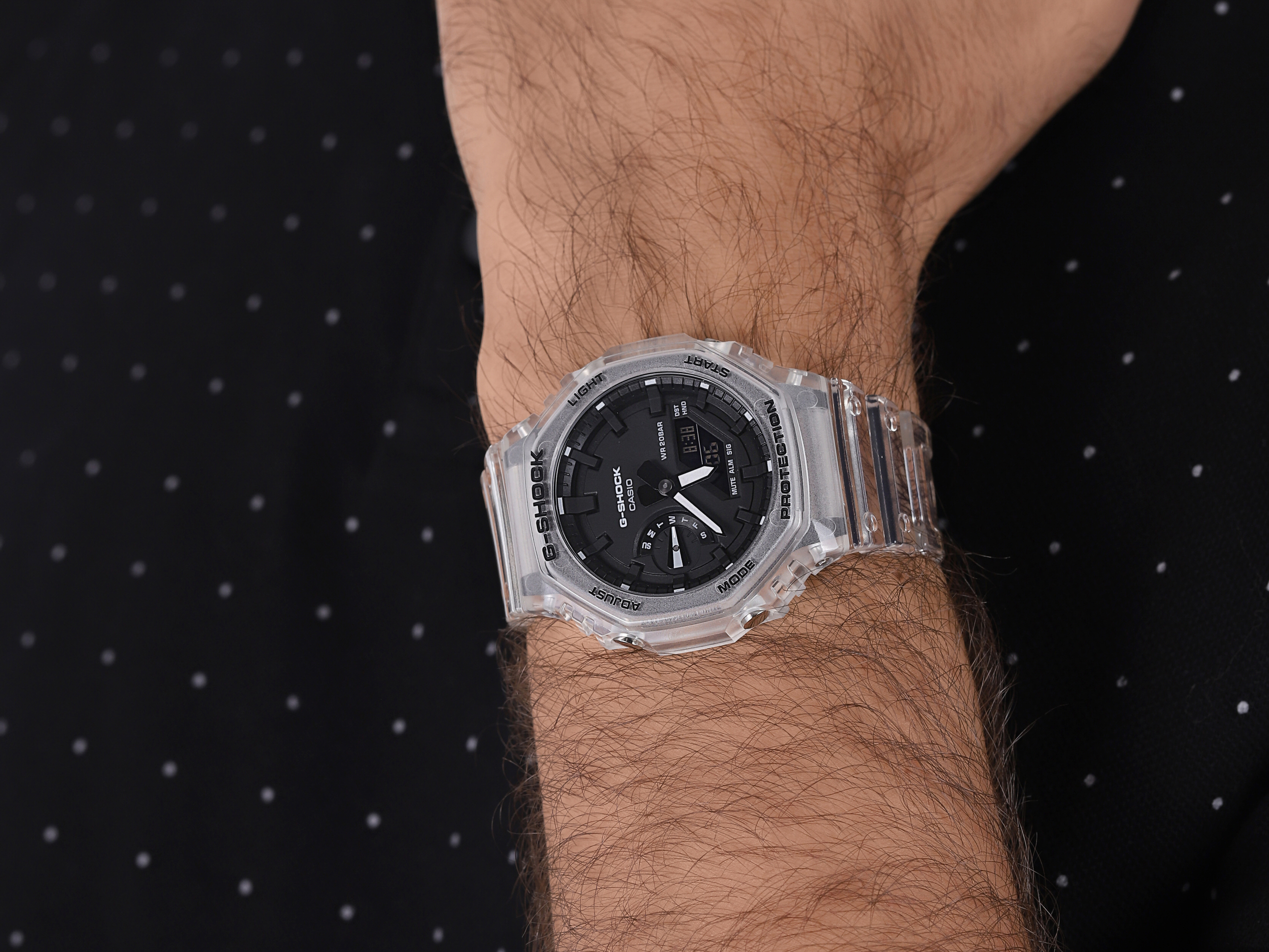 G-Shock GA-2100SKE-7AER zegarek męski G-Shock bezbarwny - miniatura 2