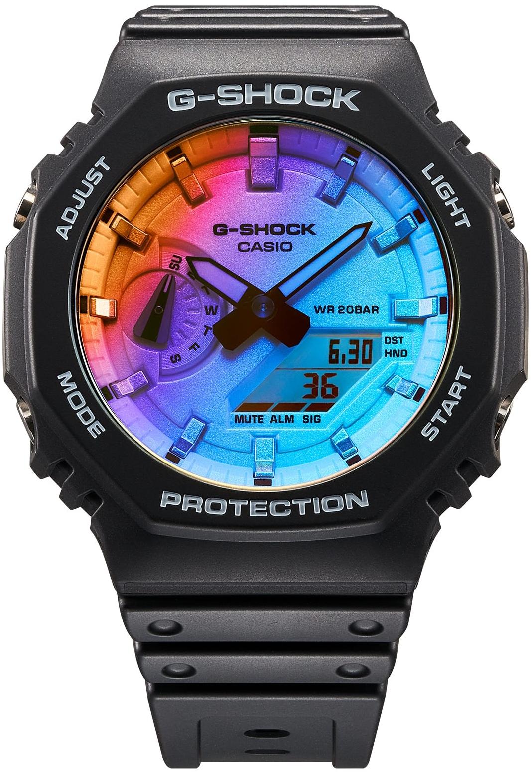 G-SHOCK GA-2100SR-1AER zegarek męski sportowy G-SHOCK Original pasek - miniatura 12