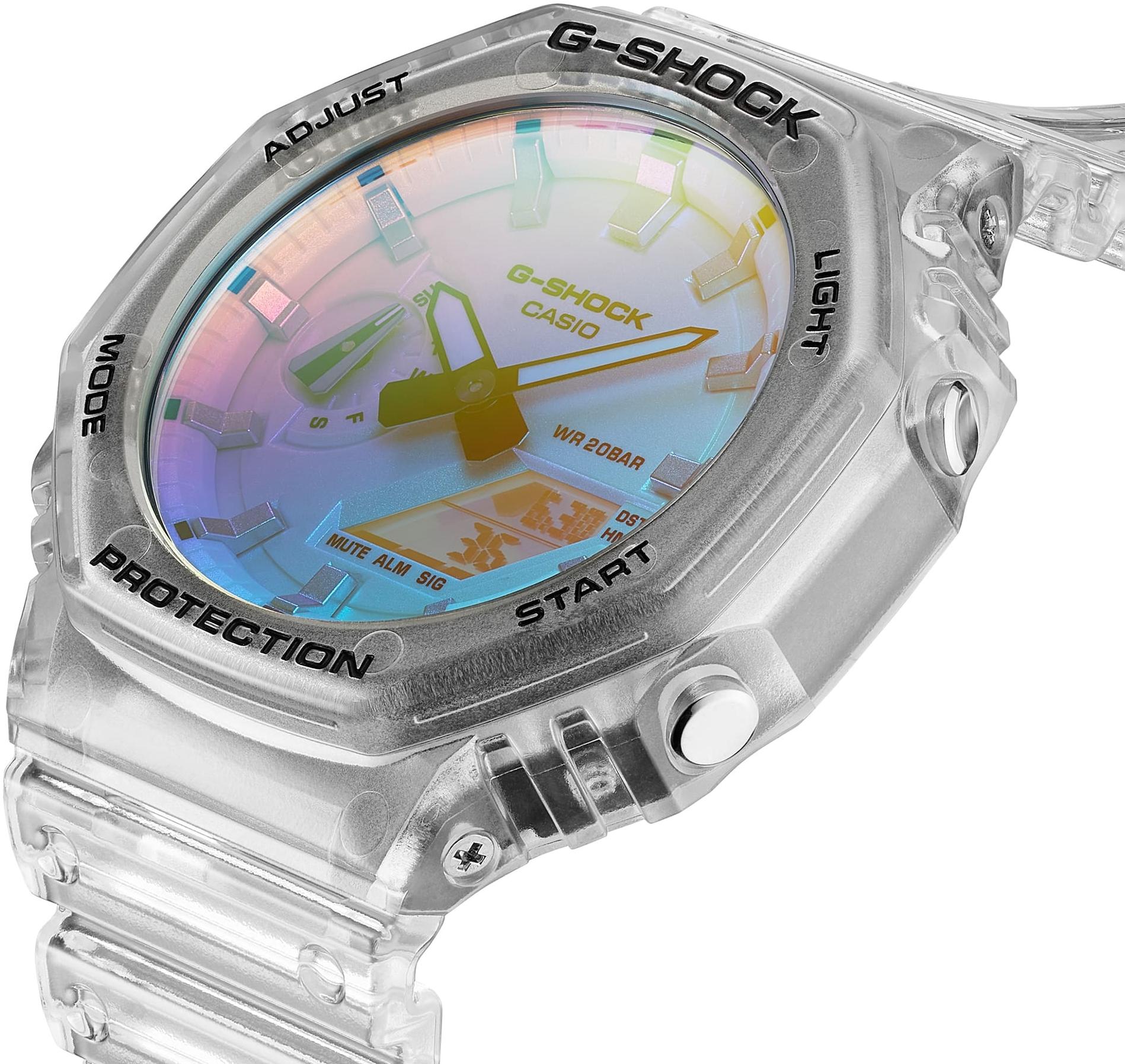 G-SHOCK GA-2100SRS-7AER G-SHOCK Original G-SHOCK IRIDESCENT COLORS zegarek męski sportowy mineralne - miniatura 10