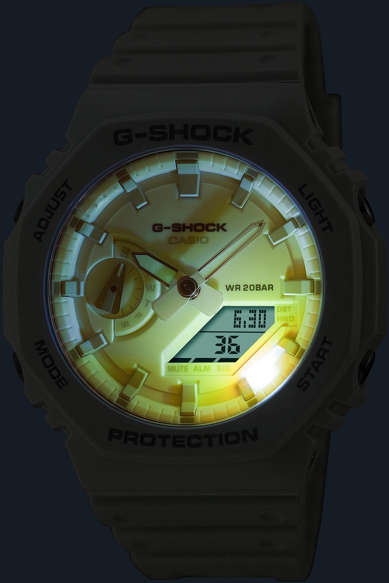 G-SHOCK GA-2100TL-7AER G-SHOCK Original sportowy zegarek czarny - miniatura 5