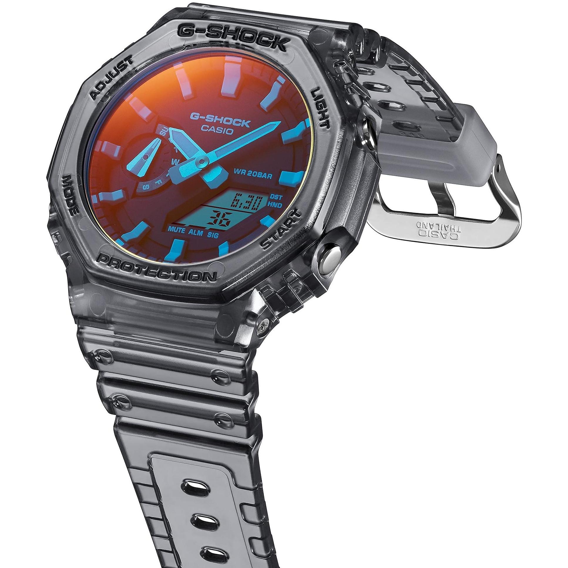 G-SHOCK GA-2100TLS-8AER G-SHOCK Original zegarek męski sportowy mineralne - miniatura 4